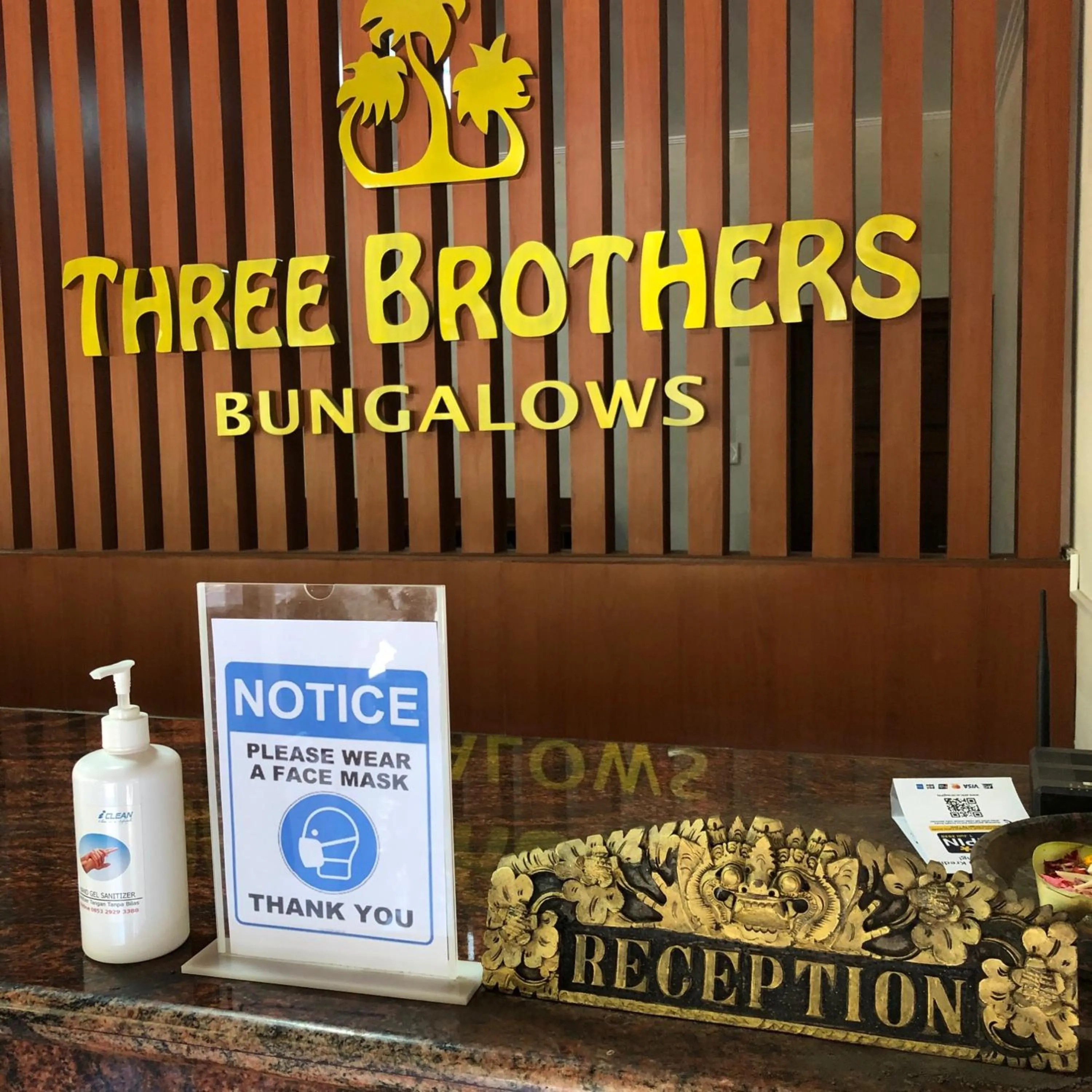 Property logo or sign in Three Brothers Bali Legian Bungalows & Villas