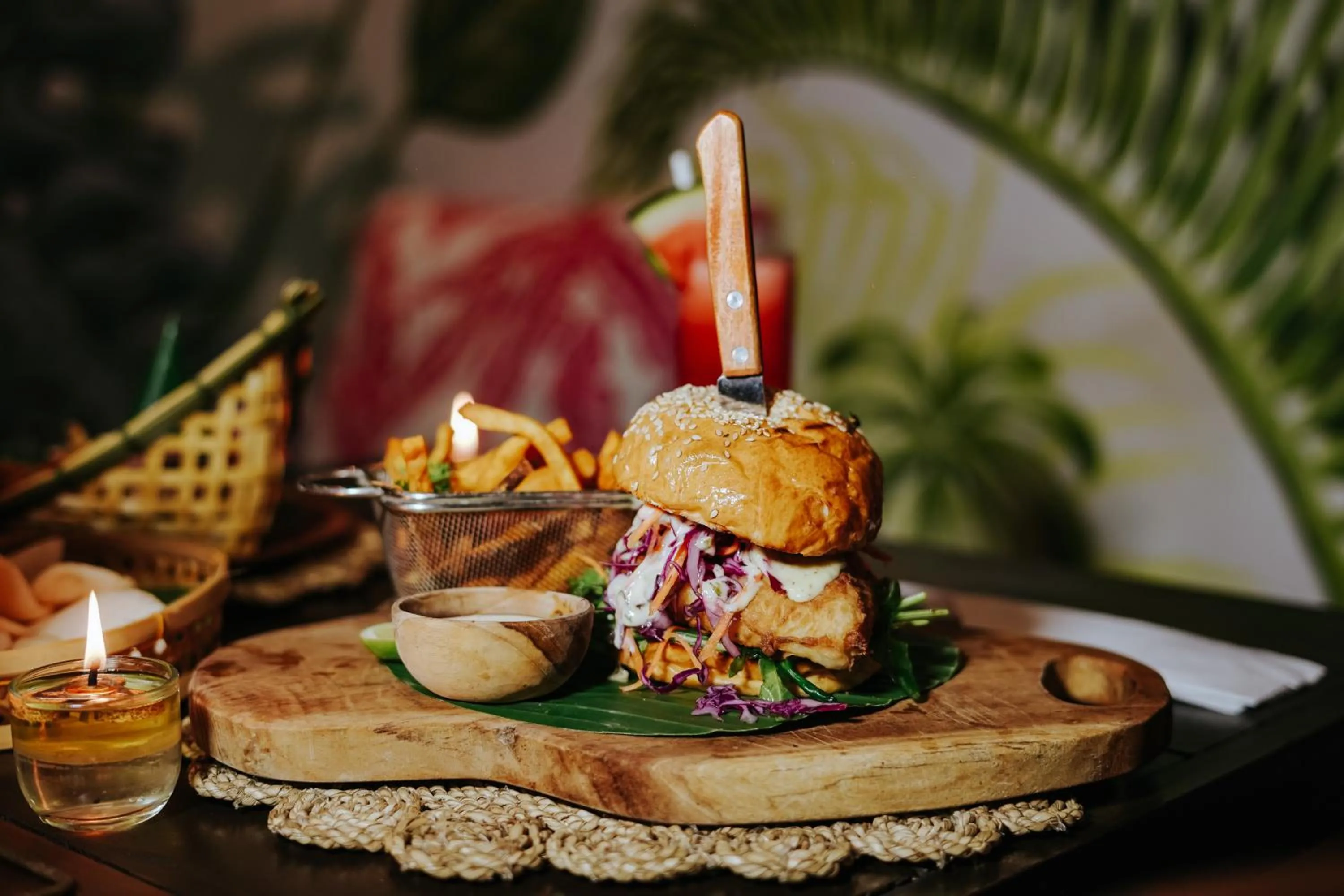 Restaurant/places to eat in Three Brothers Bali Legian Bungalows & Villas