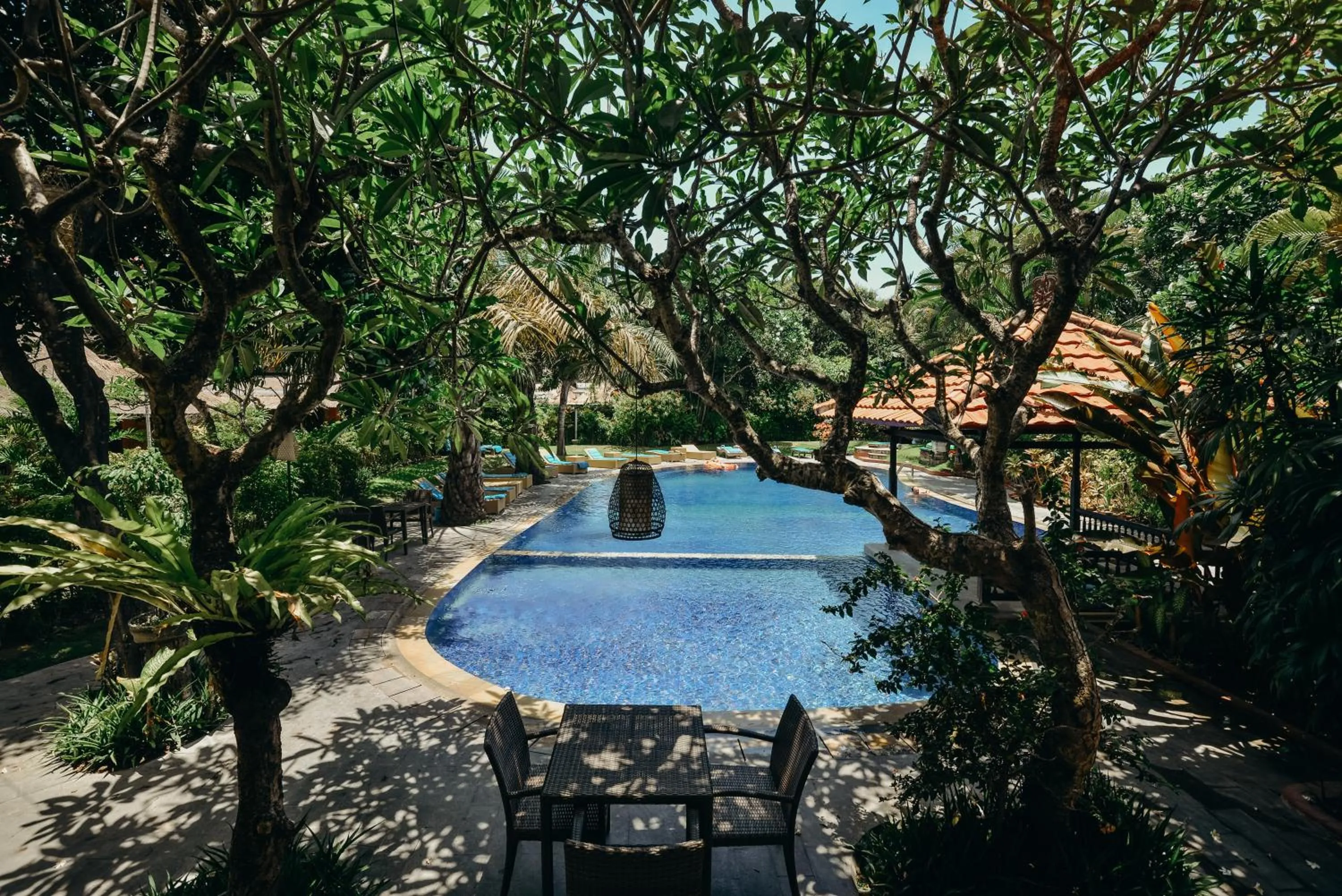 Pool view in Three Brothers Bali Legian Bungalows & Villas
