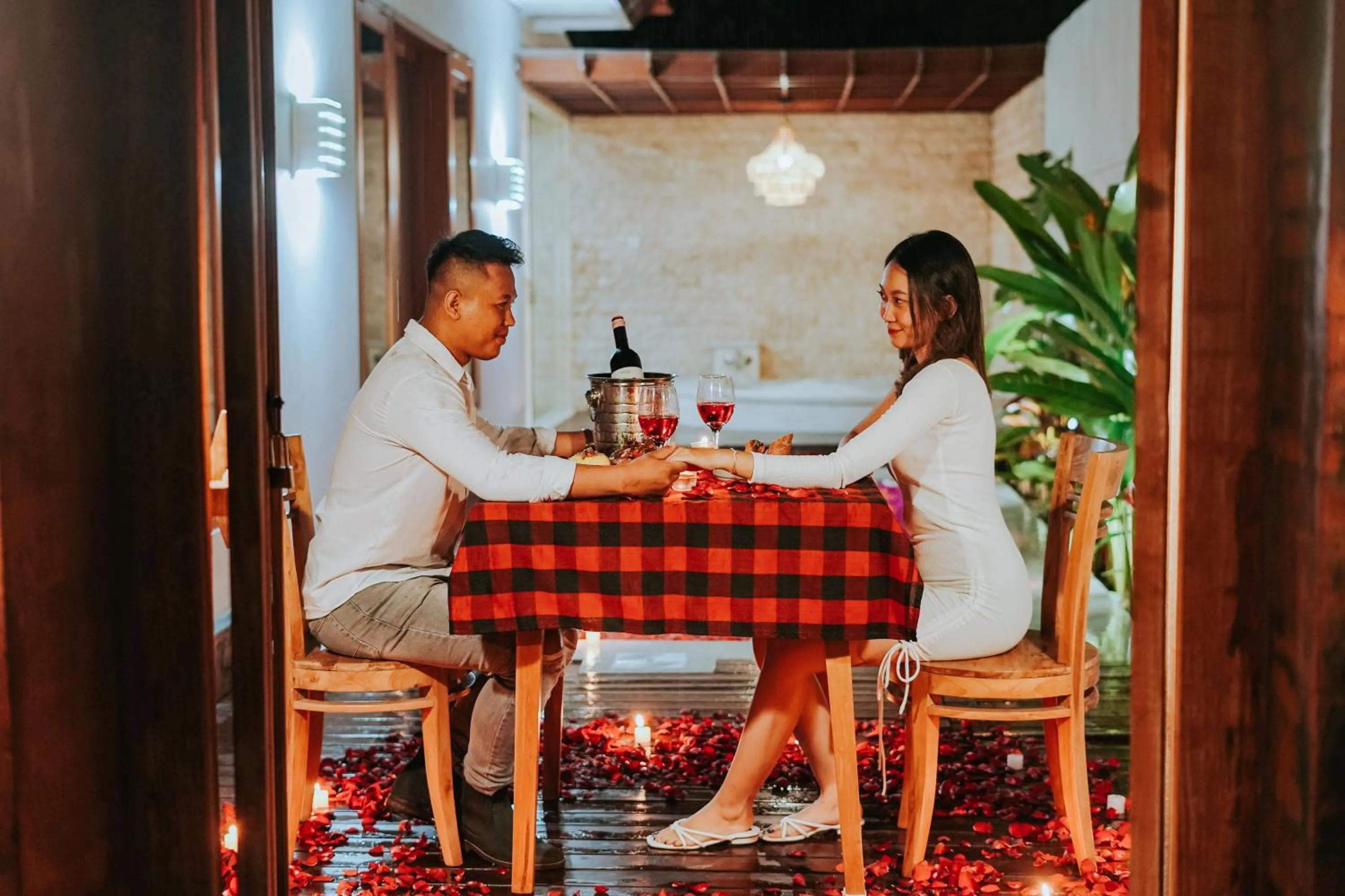 Dining area in Three Brothers Bali Legian Bungalows & Villas
