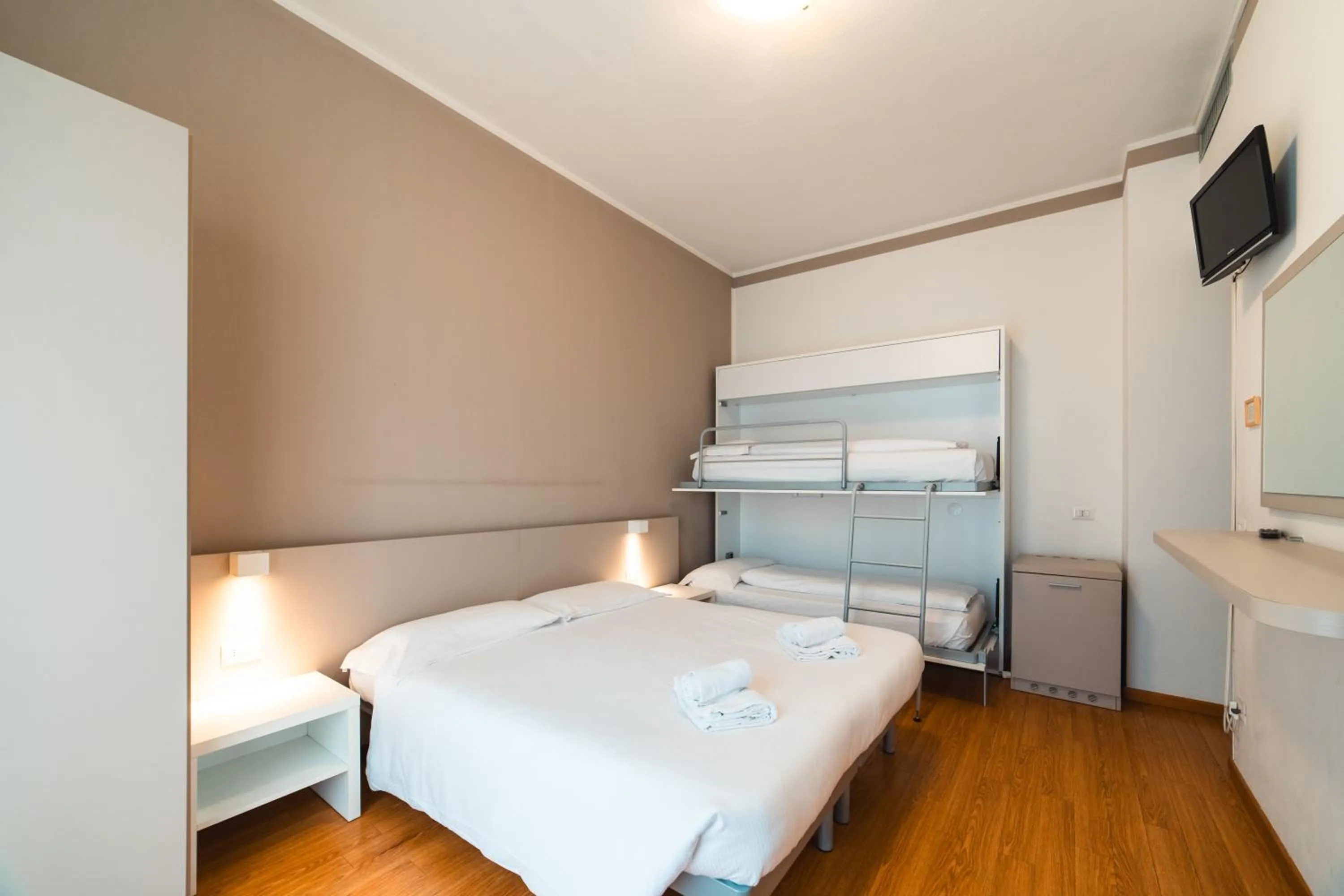 Bedroom, Bed in Hotel Del Corso