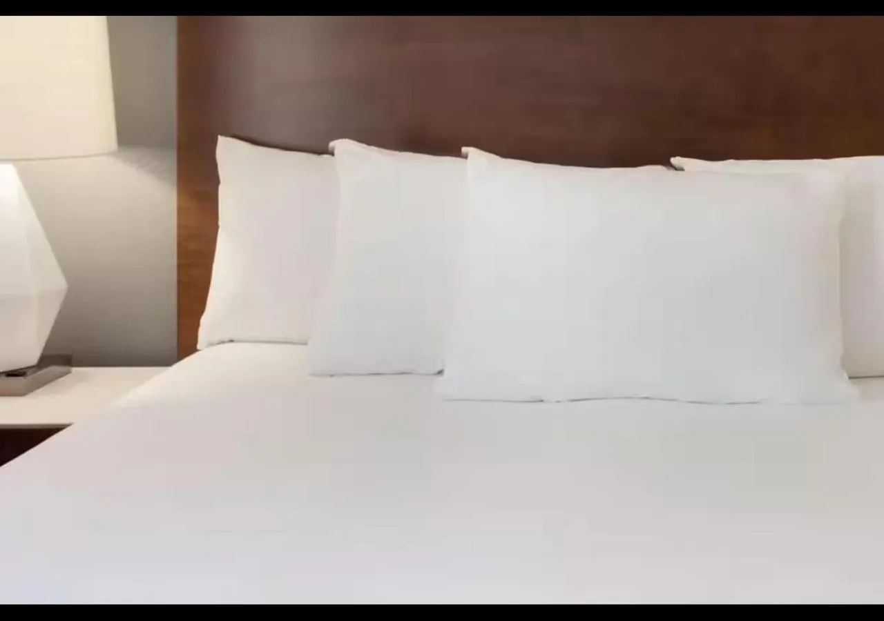 Bed in Radisson Lackawanna Station Hotel Scranton