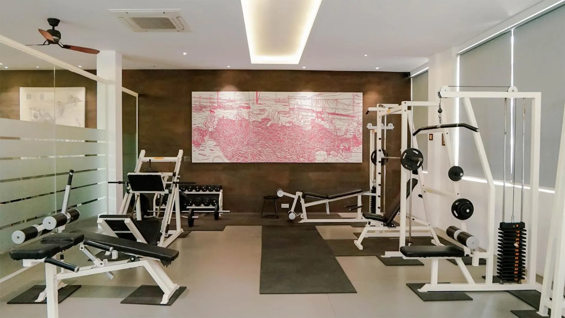 Fitness centre/facilities in K Gallery Hotel