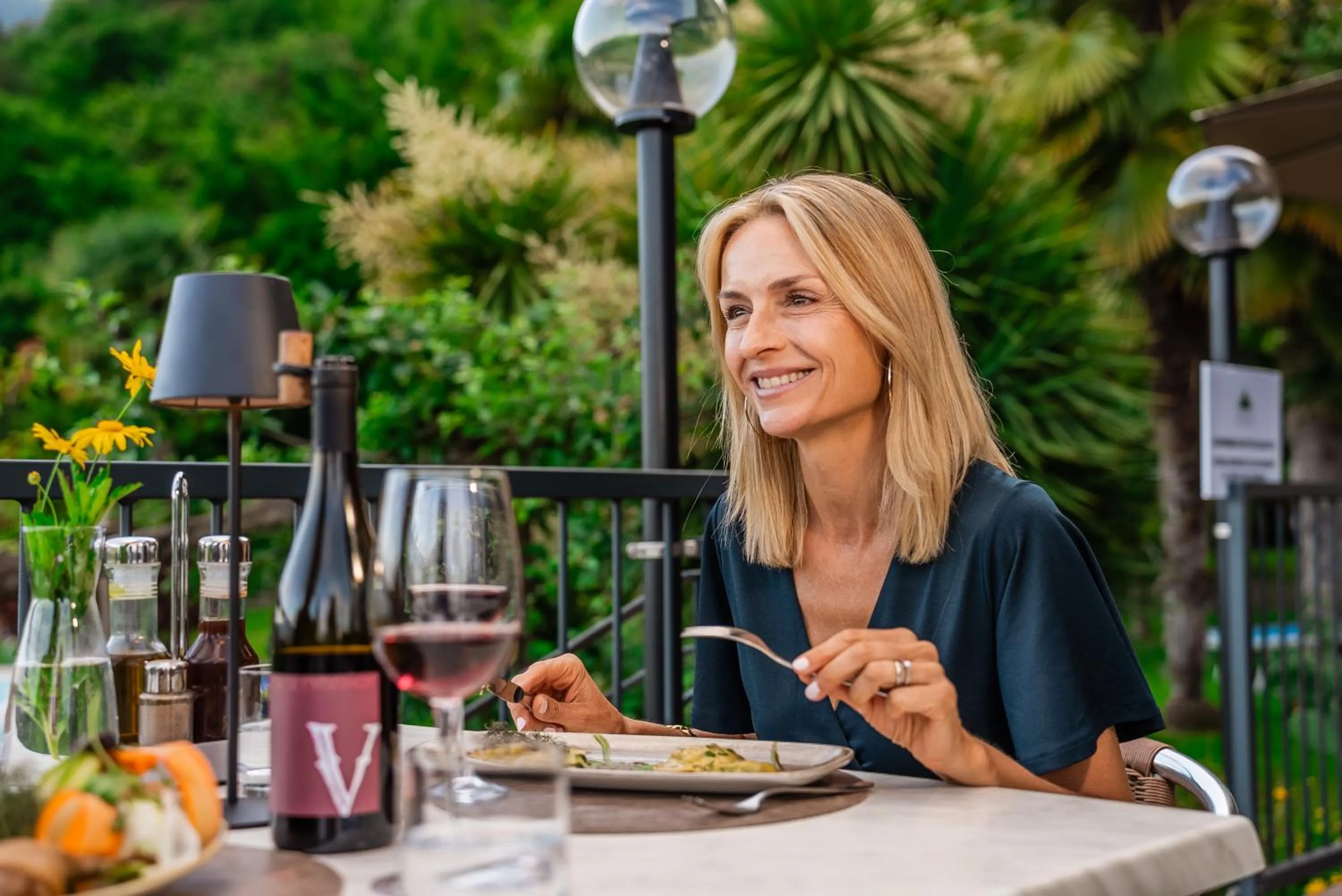 Garden in Hotel Tannhof