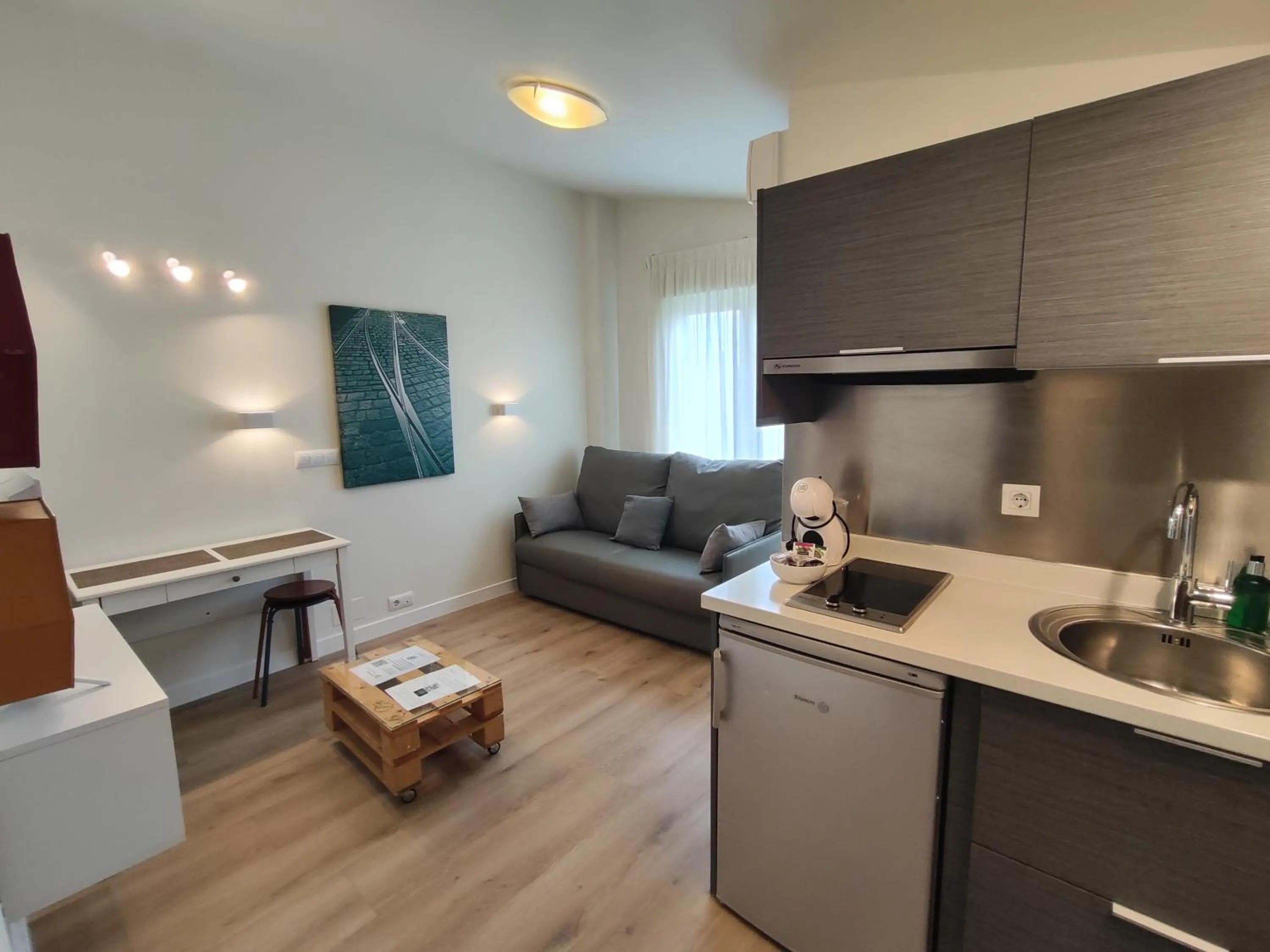 Kitchen or kitchenette in Hotel Rural Tierras del Cid