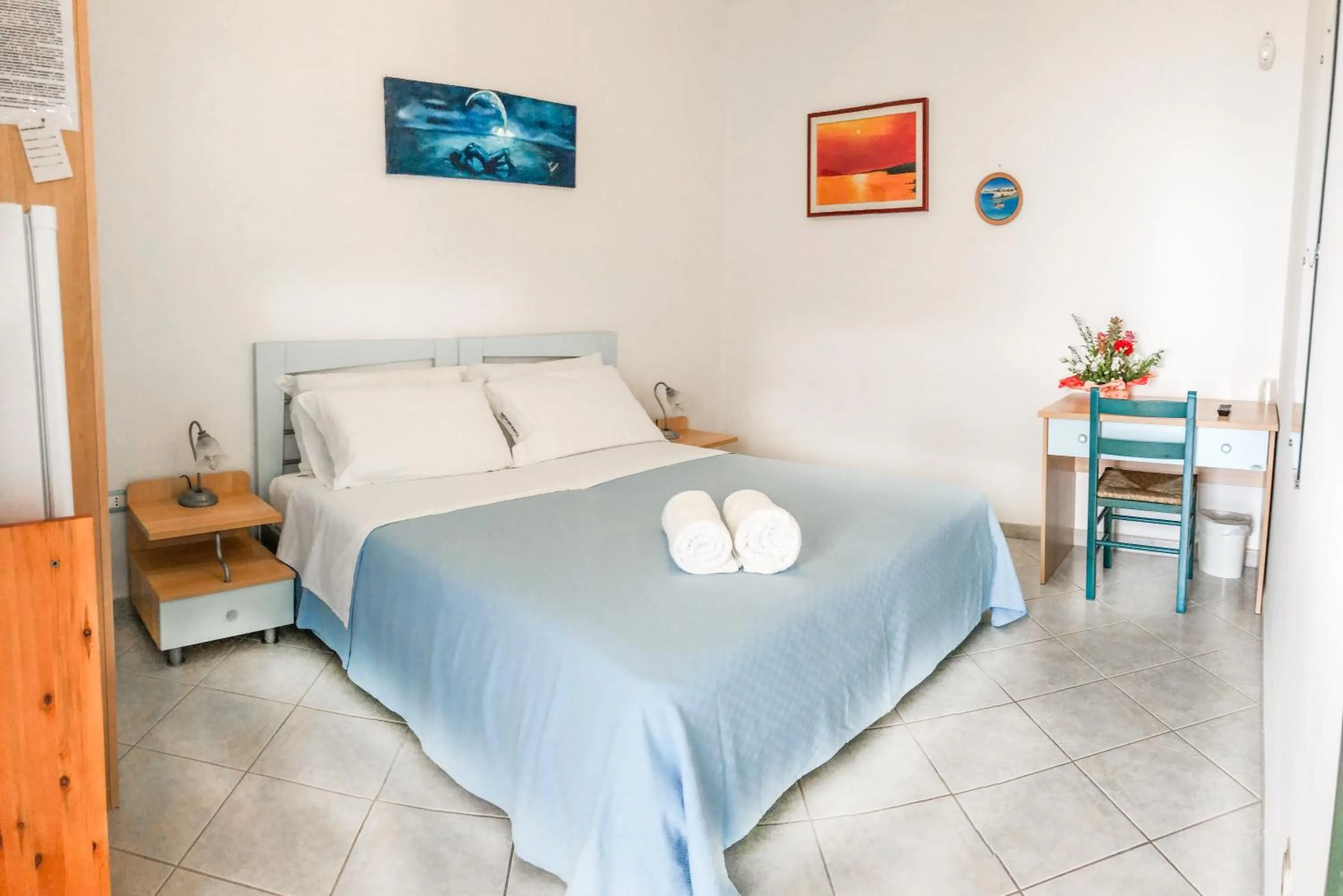 Bedroom, Bed in Hotel I Colori Del Mare