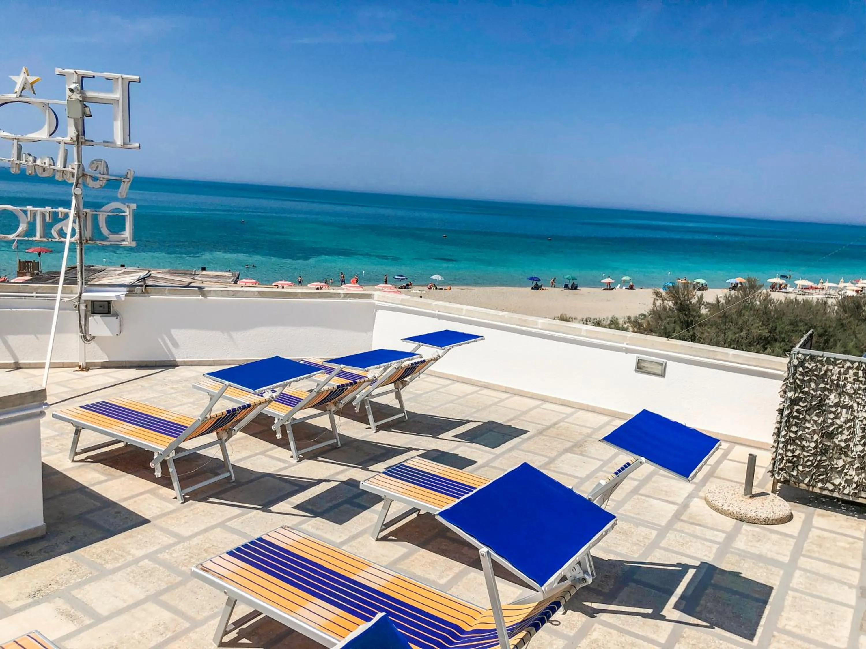 Balcony/Terrace in Hotel I Colori Del Mare