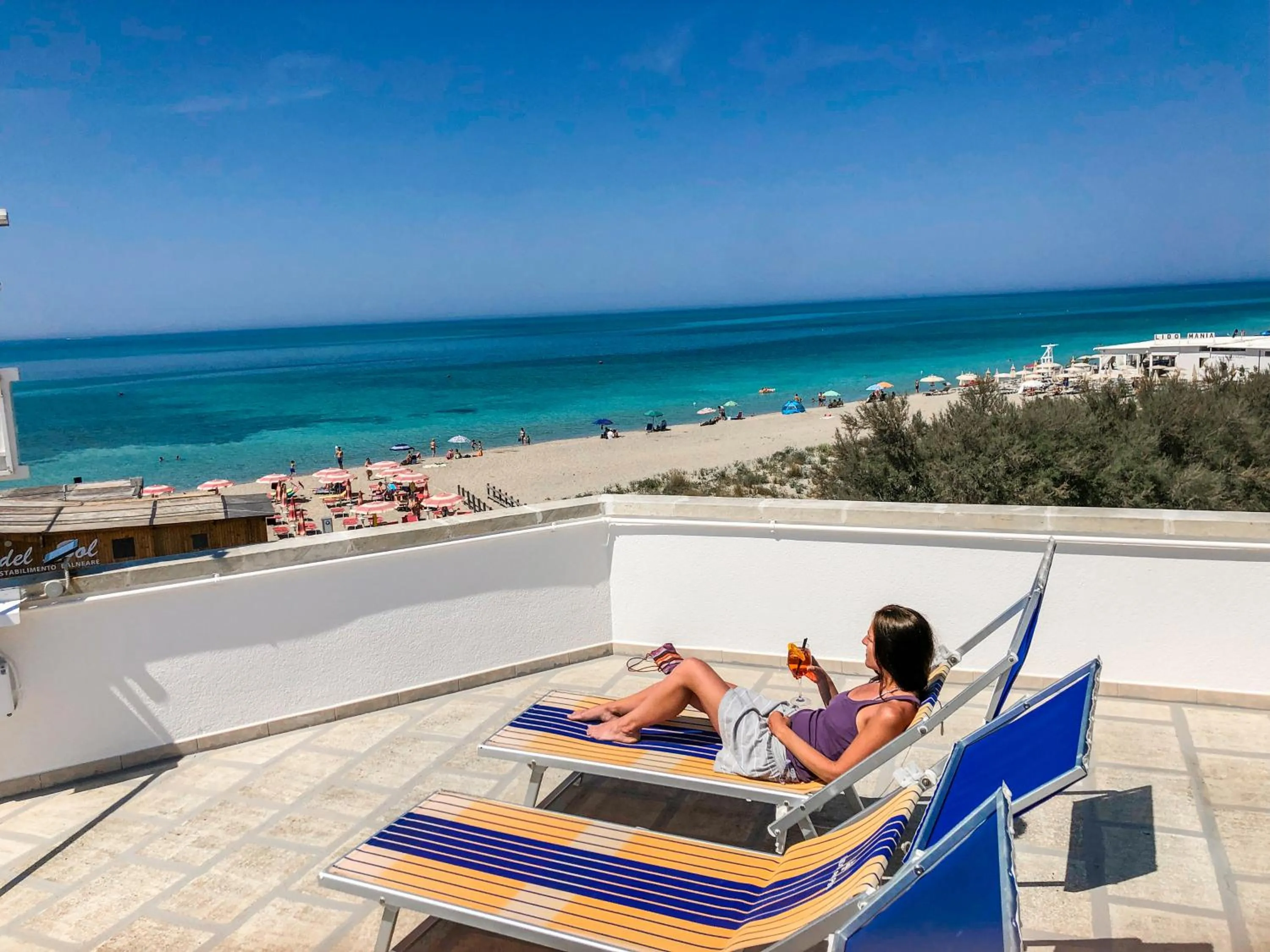 Balcony/Terrace in Hotel I Colori Del Mare