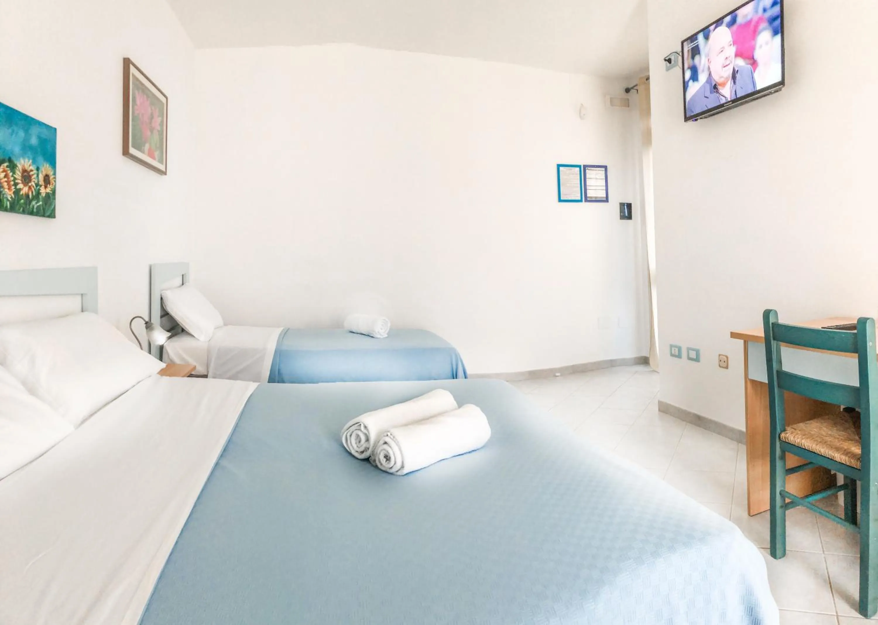 Bedroom, Bed in Hotel I Colori Del Mare
