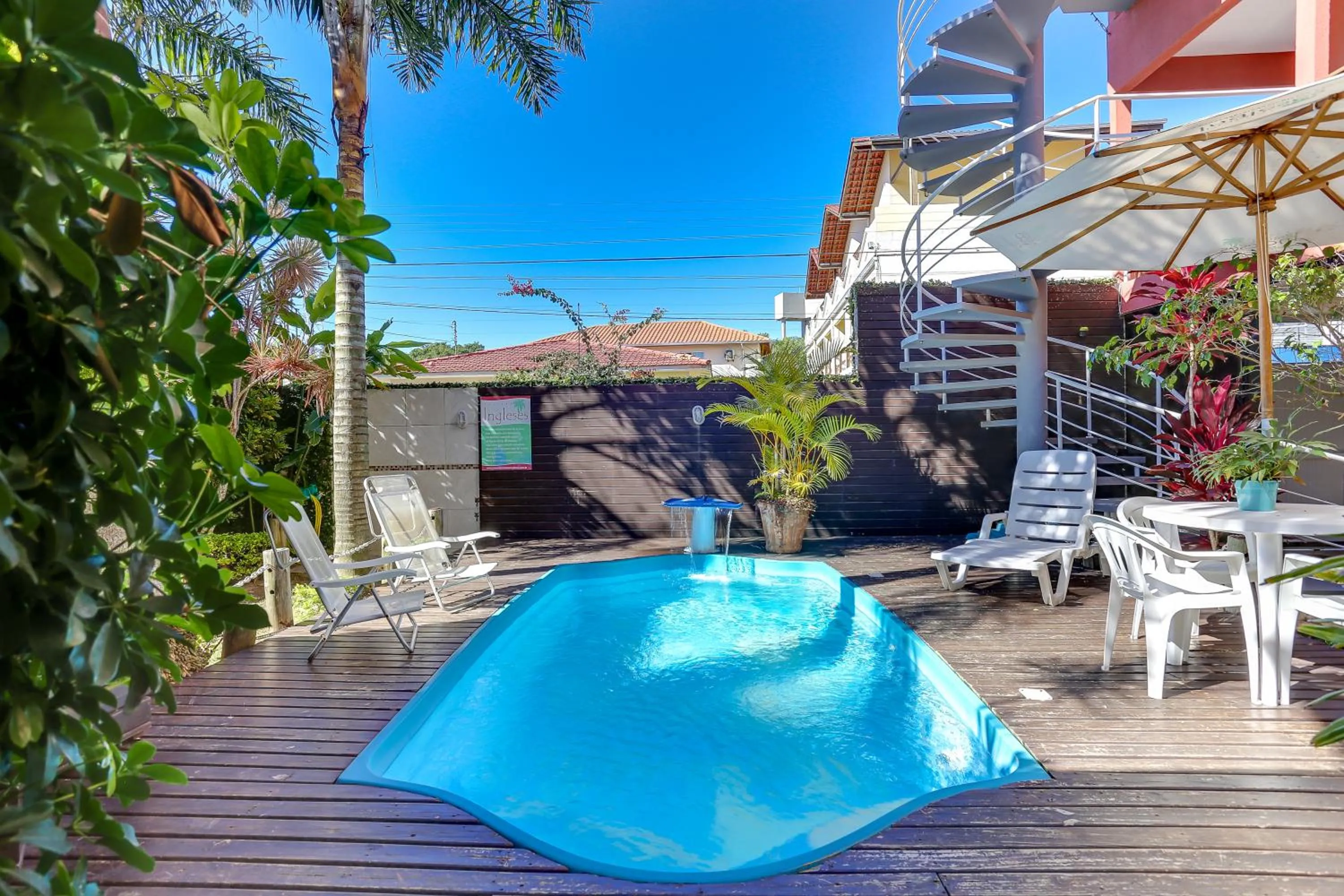 Garden in Pousada Praia dos Ingleses