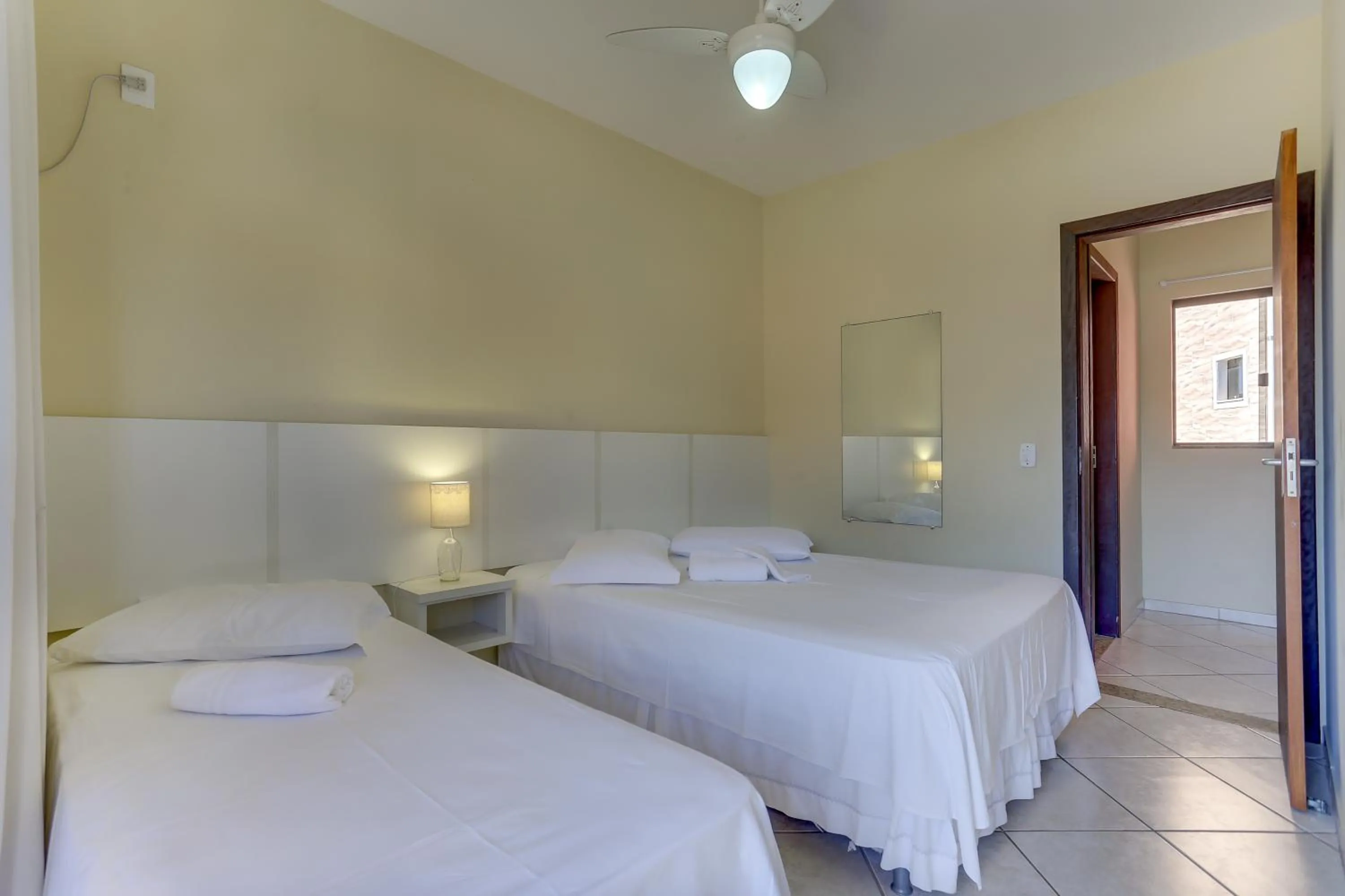 Bed in Pousada Praia dos Ingleses