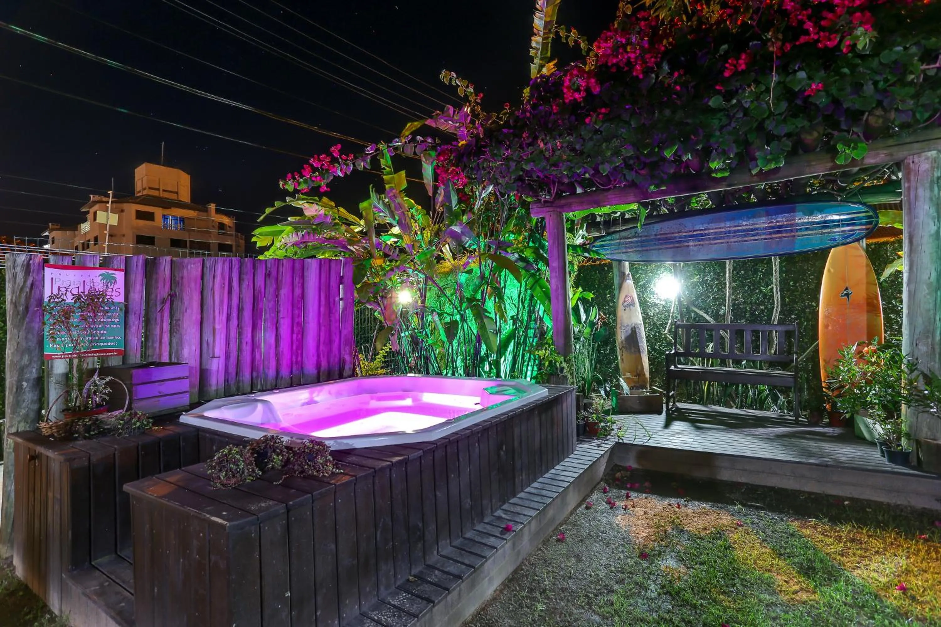 Night in Pousada Praia dos Ingleses