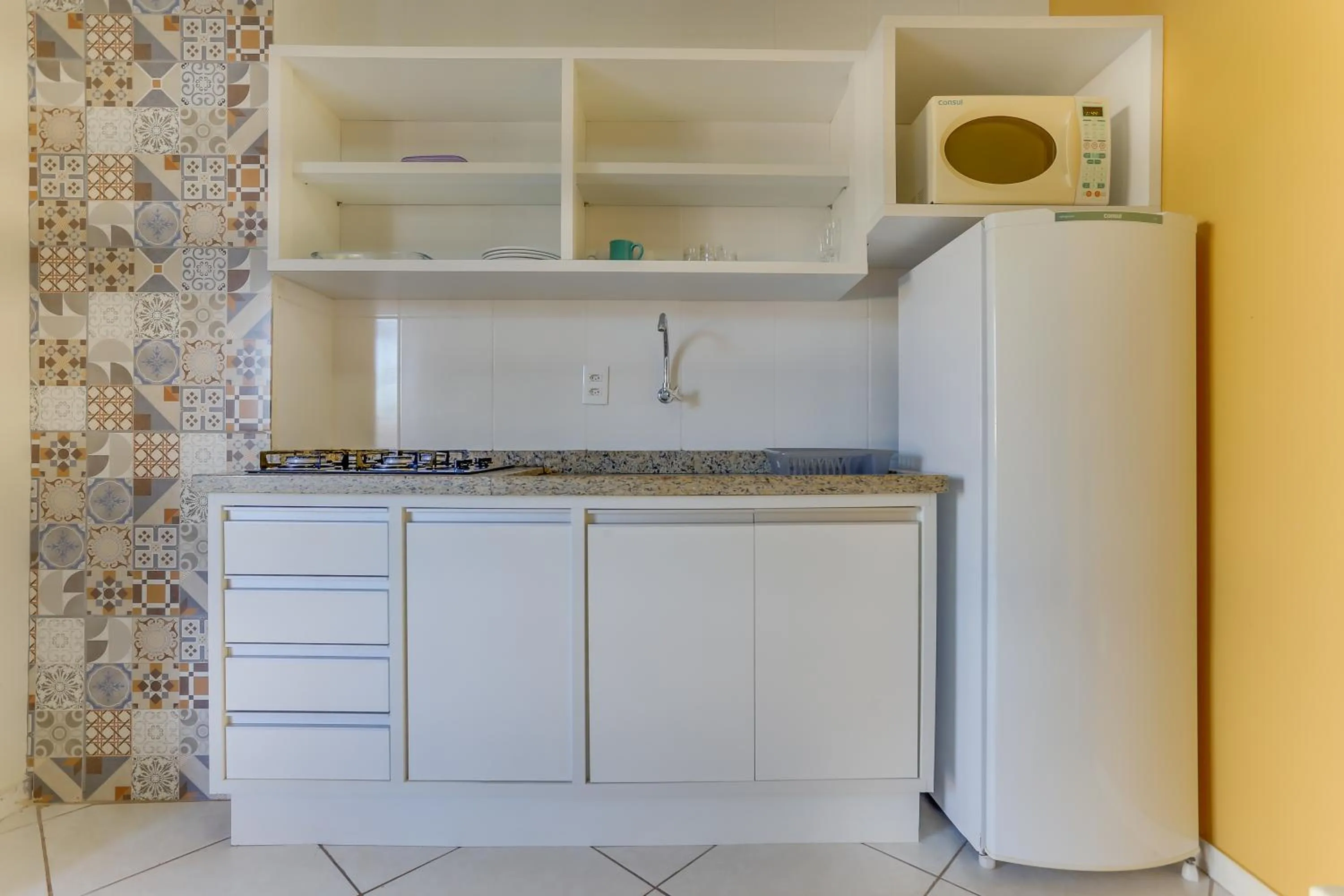 Kitchen or kitchenette in Pousada Praia dos Ingleses