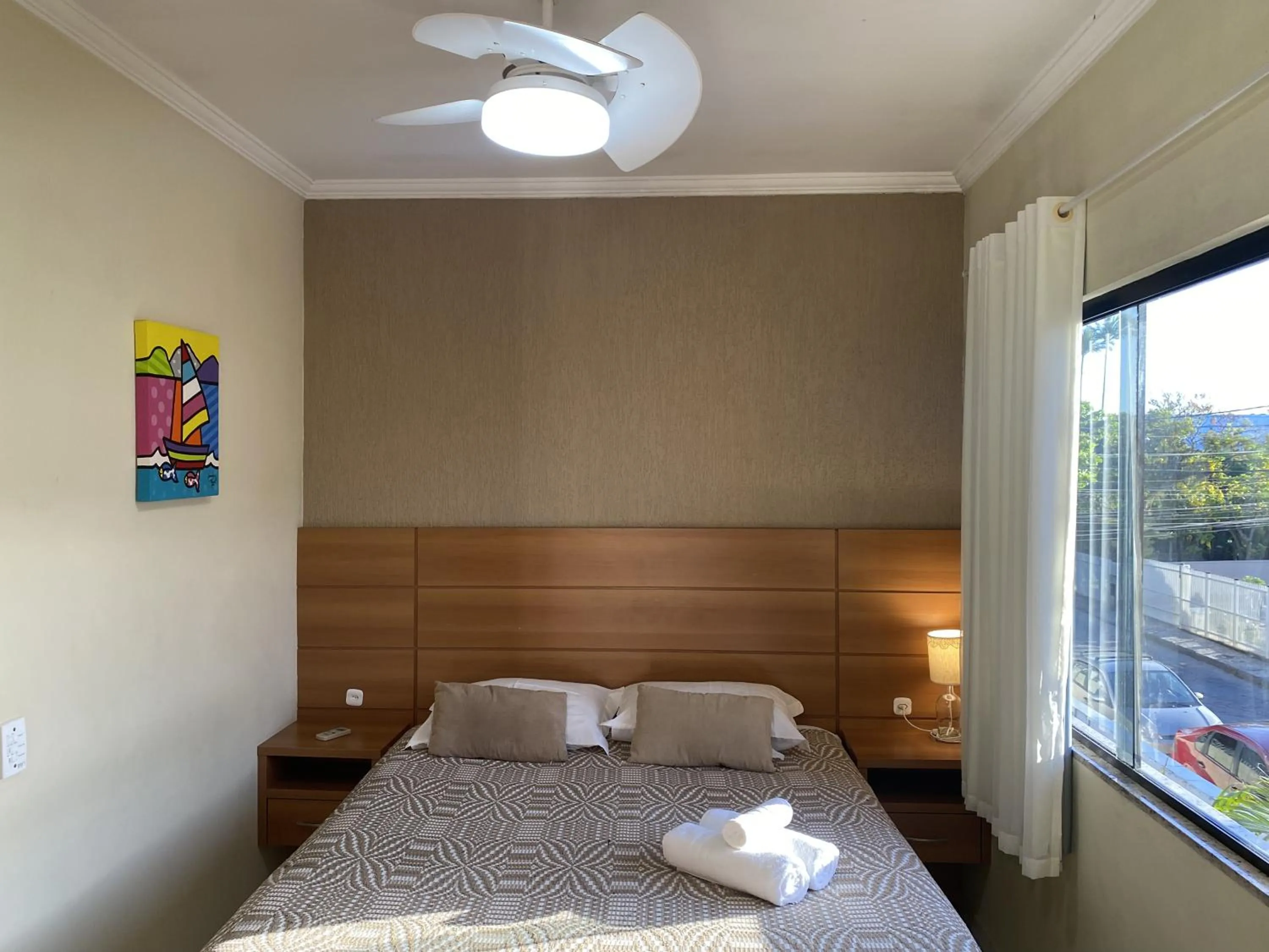 Bed in Pousada Praia dos Ingleses