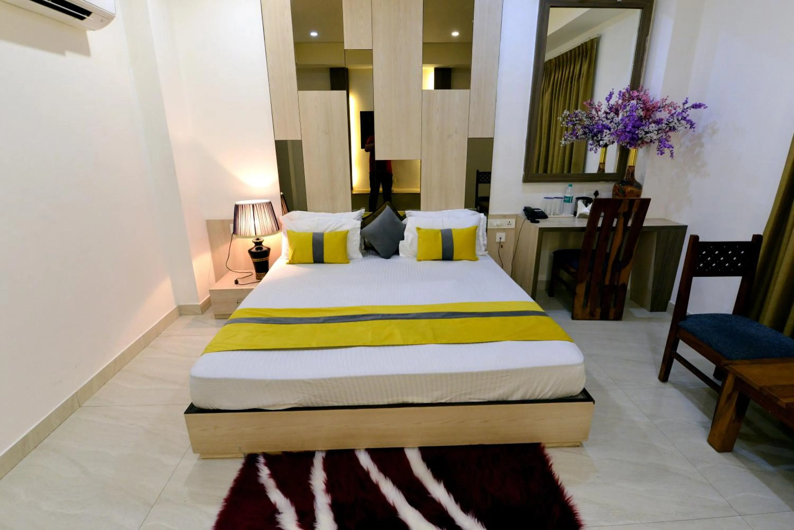 Bed in Hotel The Yellow