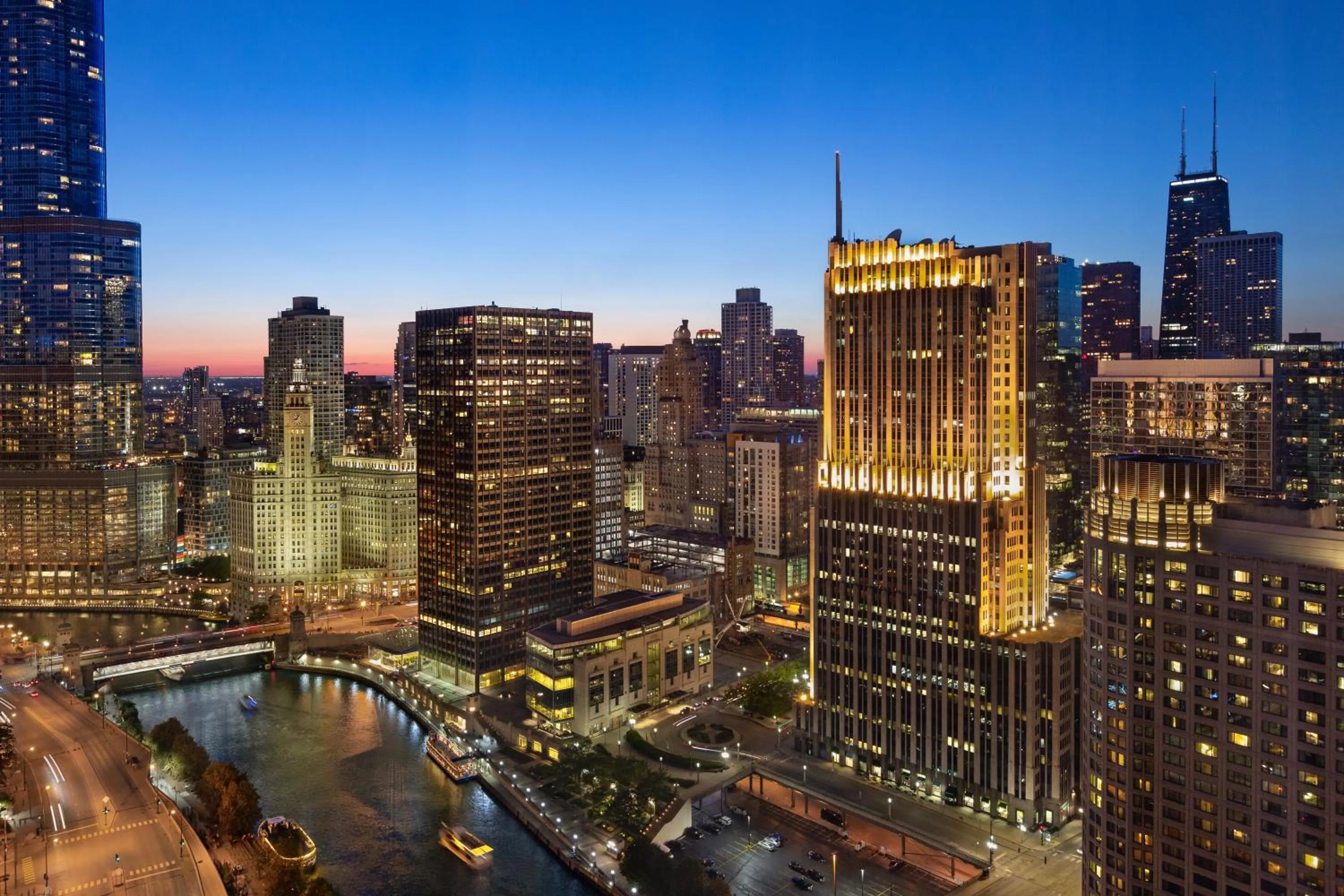 River view in Swissotel Chicago