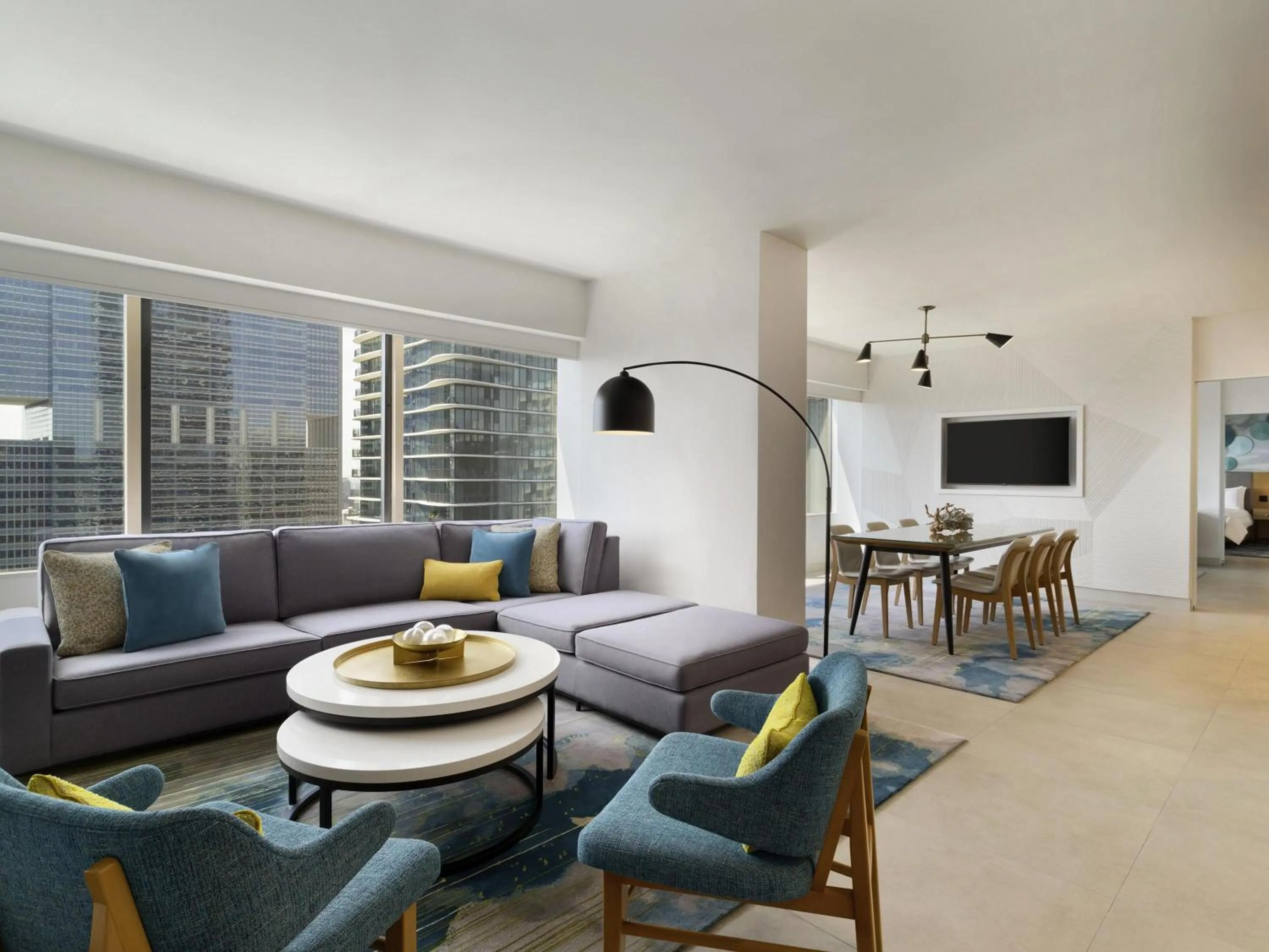 Bedroom in Swissotel Chicago