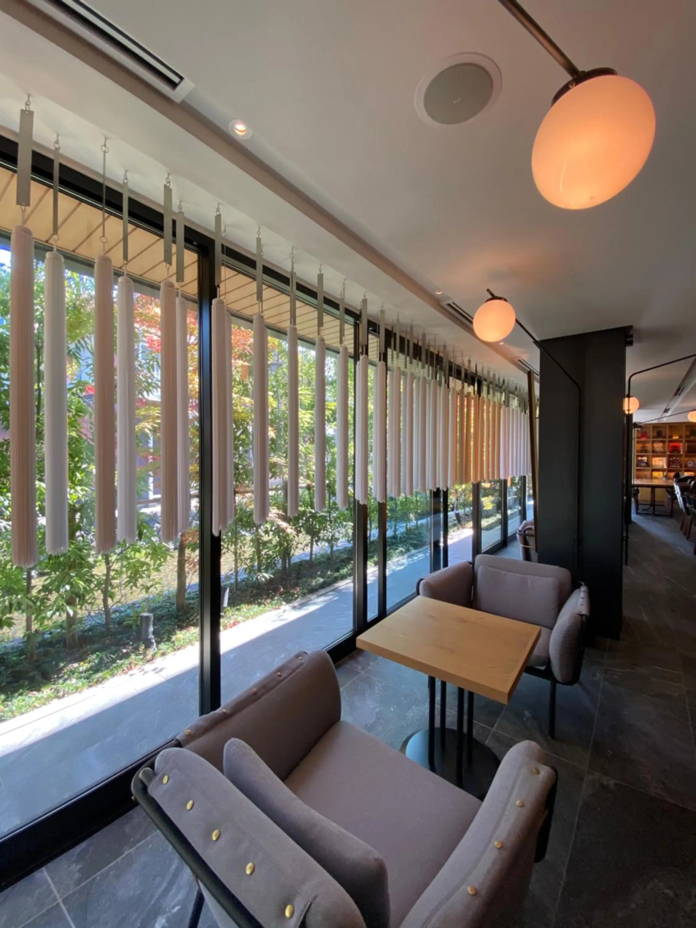 Seating area in Tassel Hotel Sanjo Shirakawa