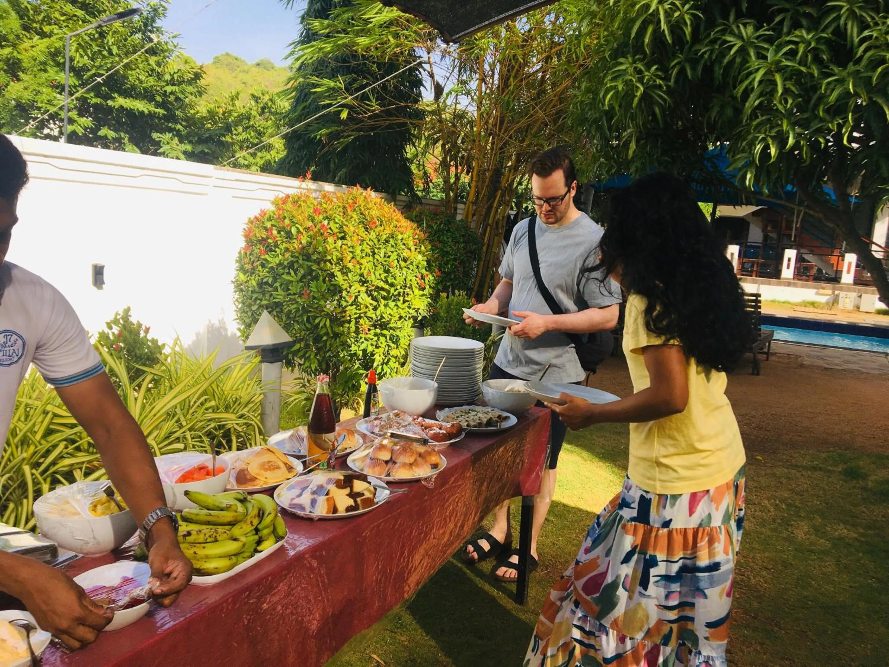 Breakfast in J7 Villaj Resort