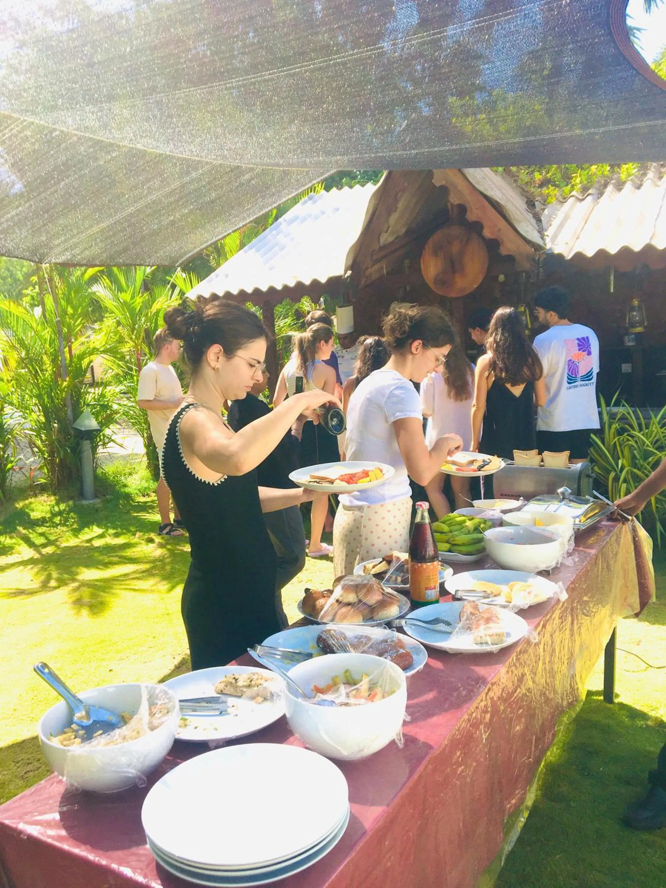 Breakfast in J7 Villaj Resort