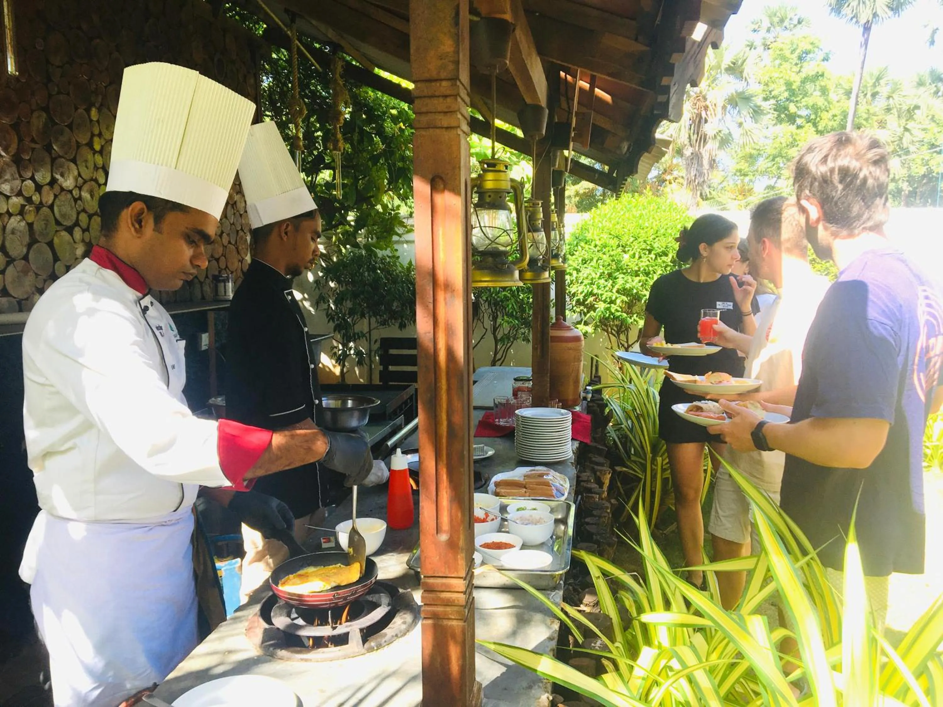 Breakfast in J7 Villaj Resort