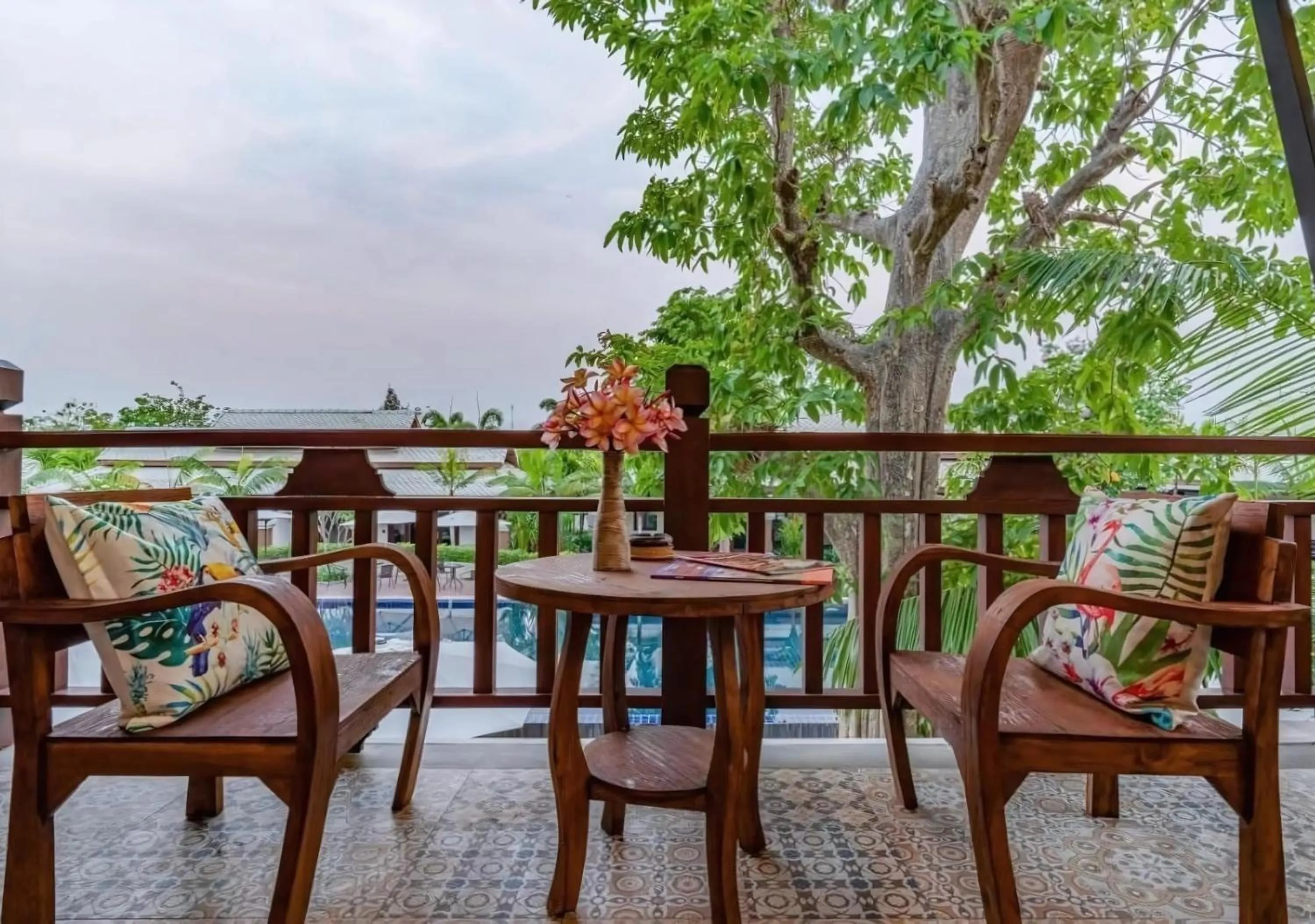 Balcony/Terrace in Lanna Deer Resort Chiang Mai