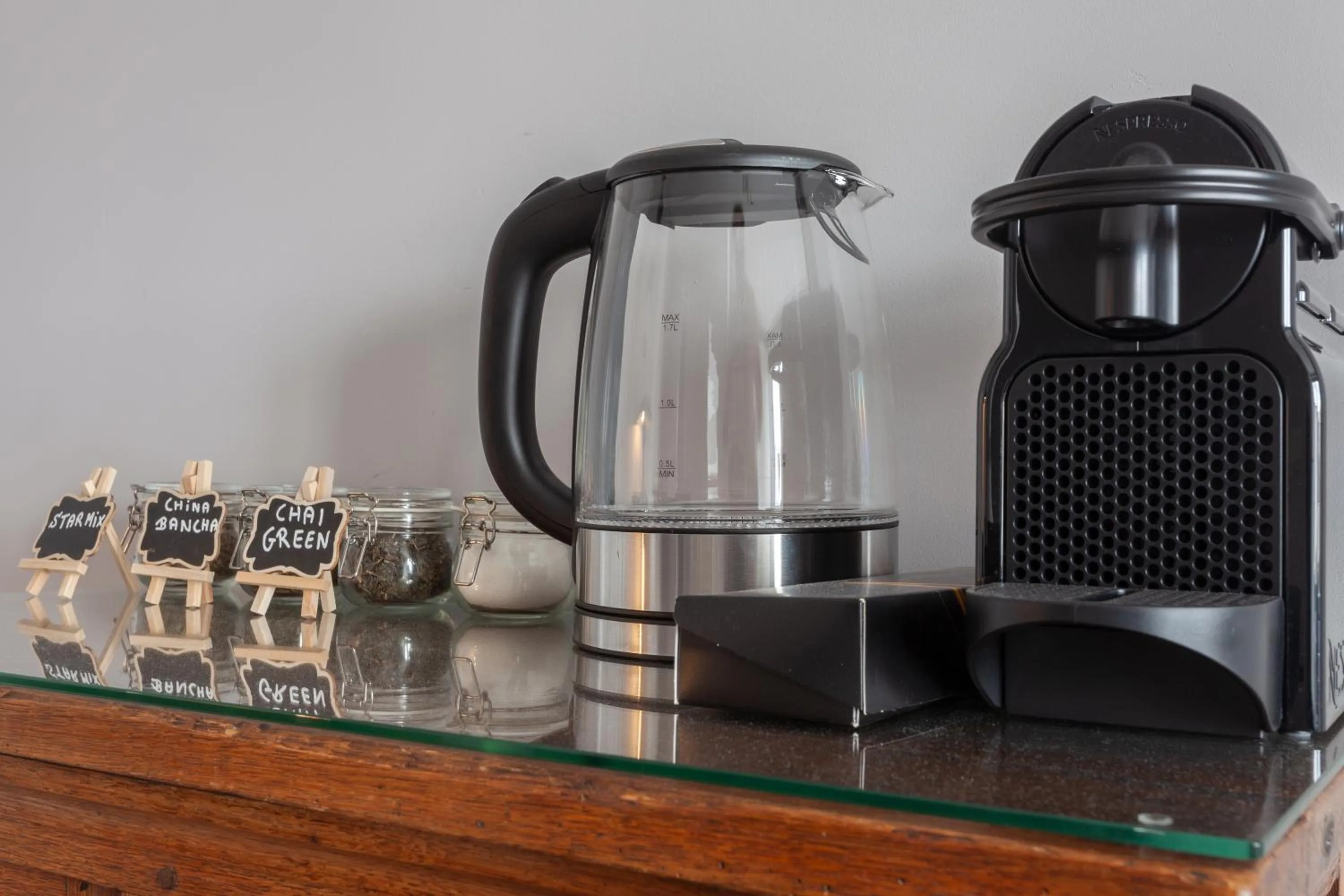 Coffee/tea facilities in Bed and Breakfast The Rose