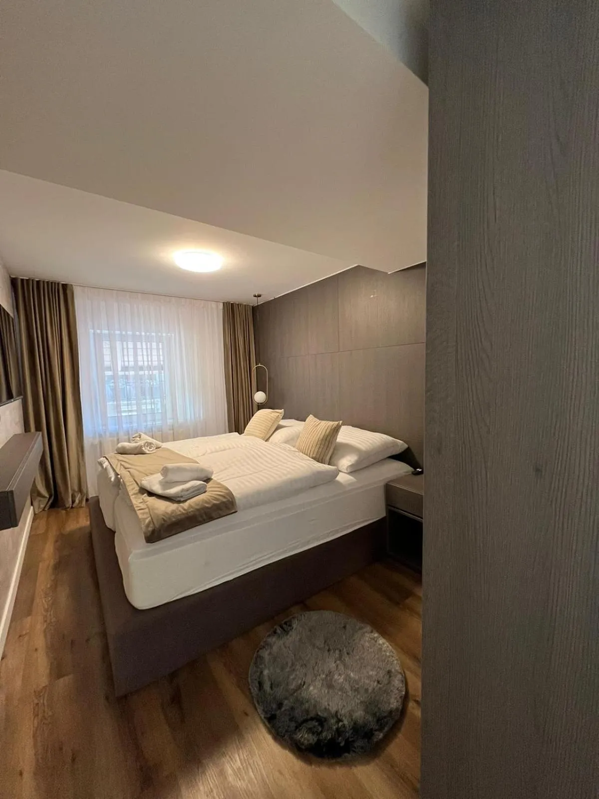 Bed in Hotel Harmshof Bispingen