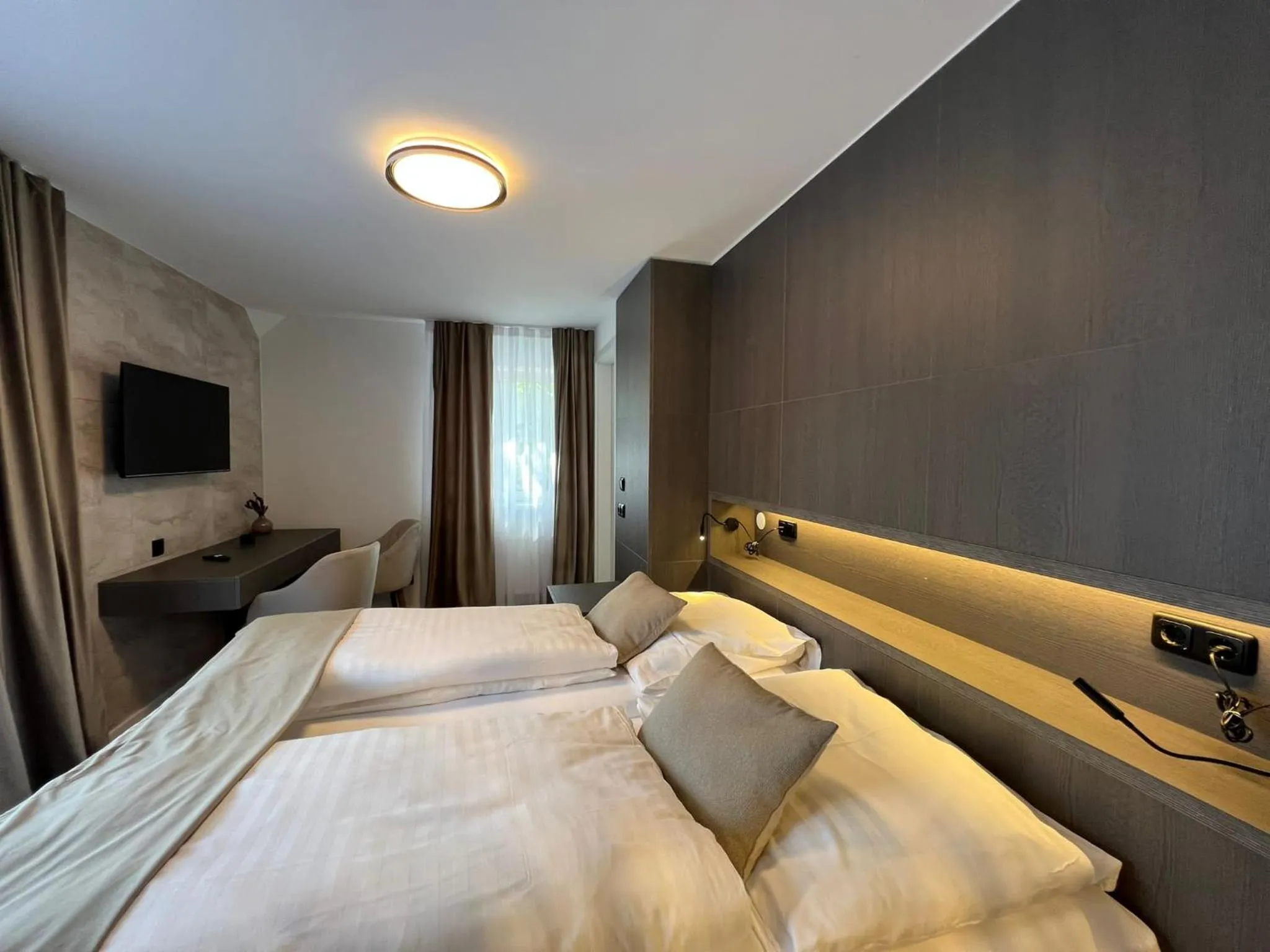 Bed in Hotel Harmshof Bispingen