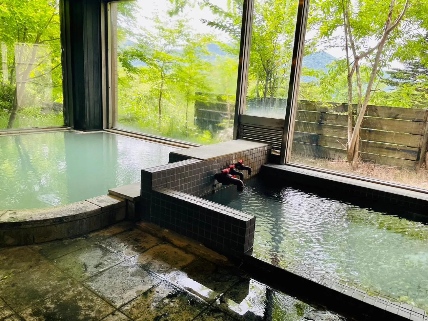 Hot Spring Bath in Lake Side Nikko Hotel