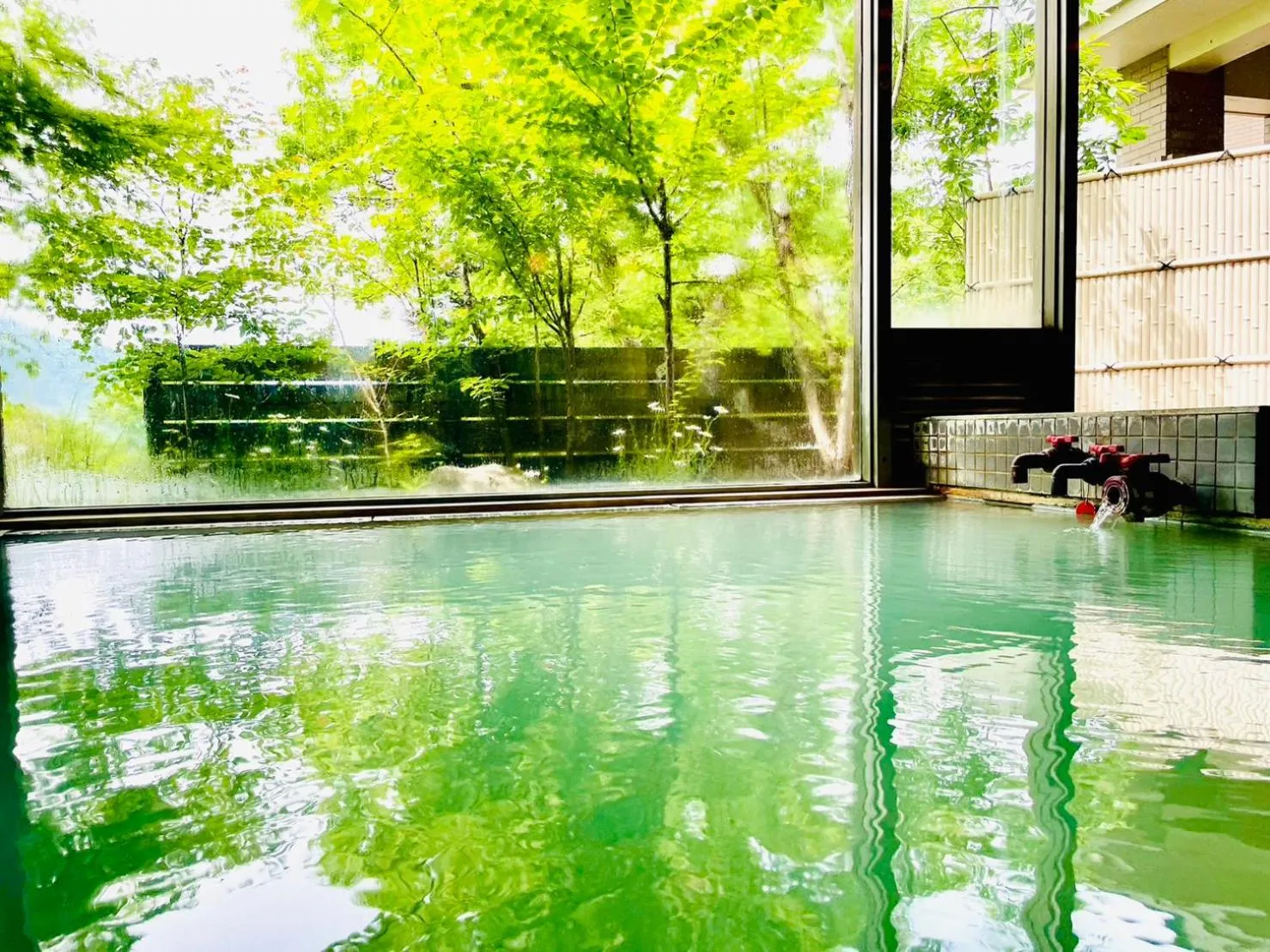 Hot Spring Bath in Lake Side Nikko Hotel