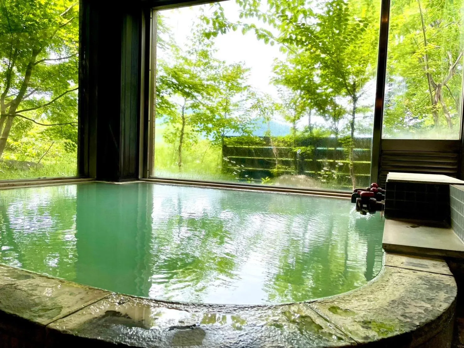 Hot Spring Bath in Lake Side Nikko Hotel
