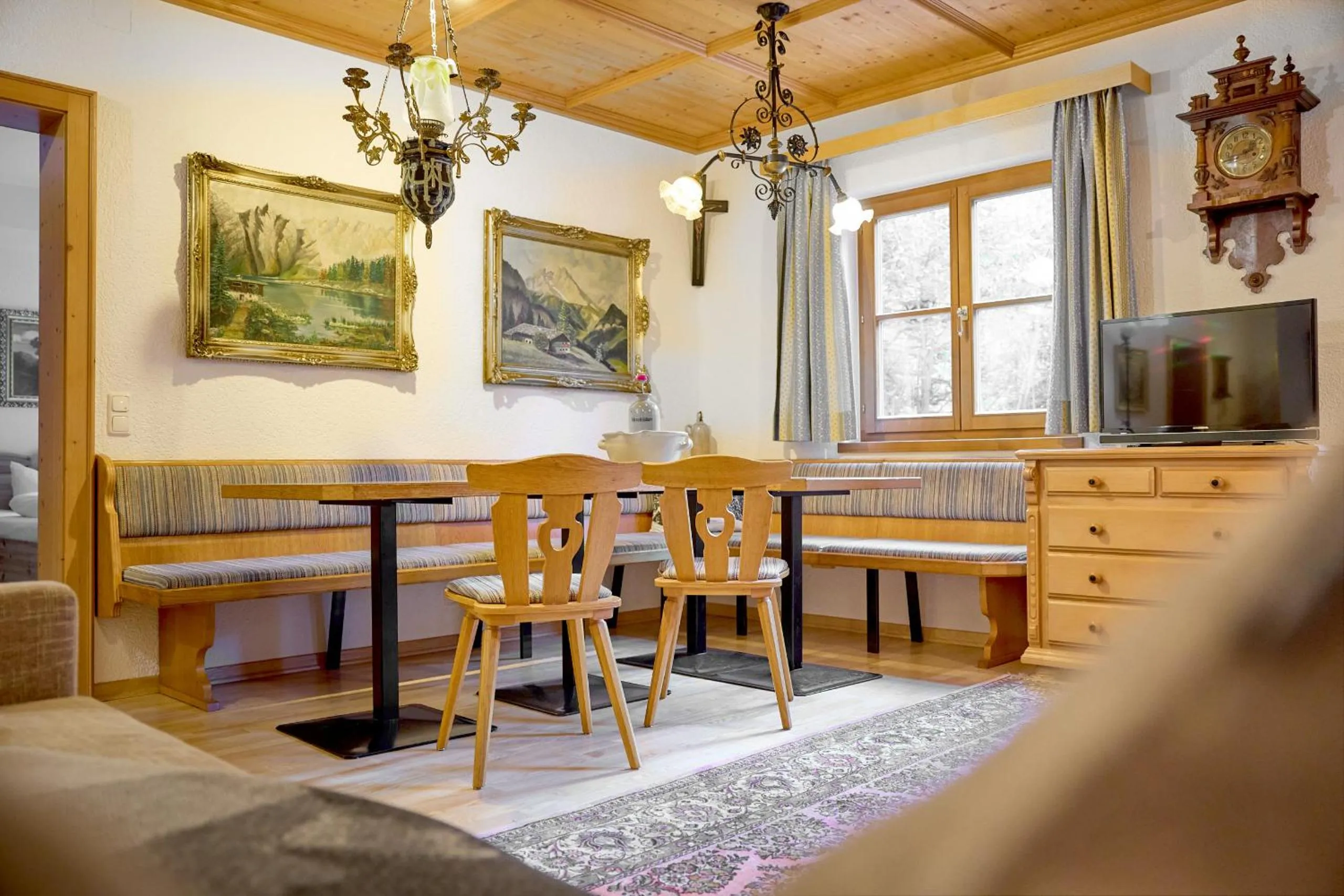 Communal lounge/ TV room in Alt Montafon Hotel Appartements by Pferd auf Wolke