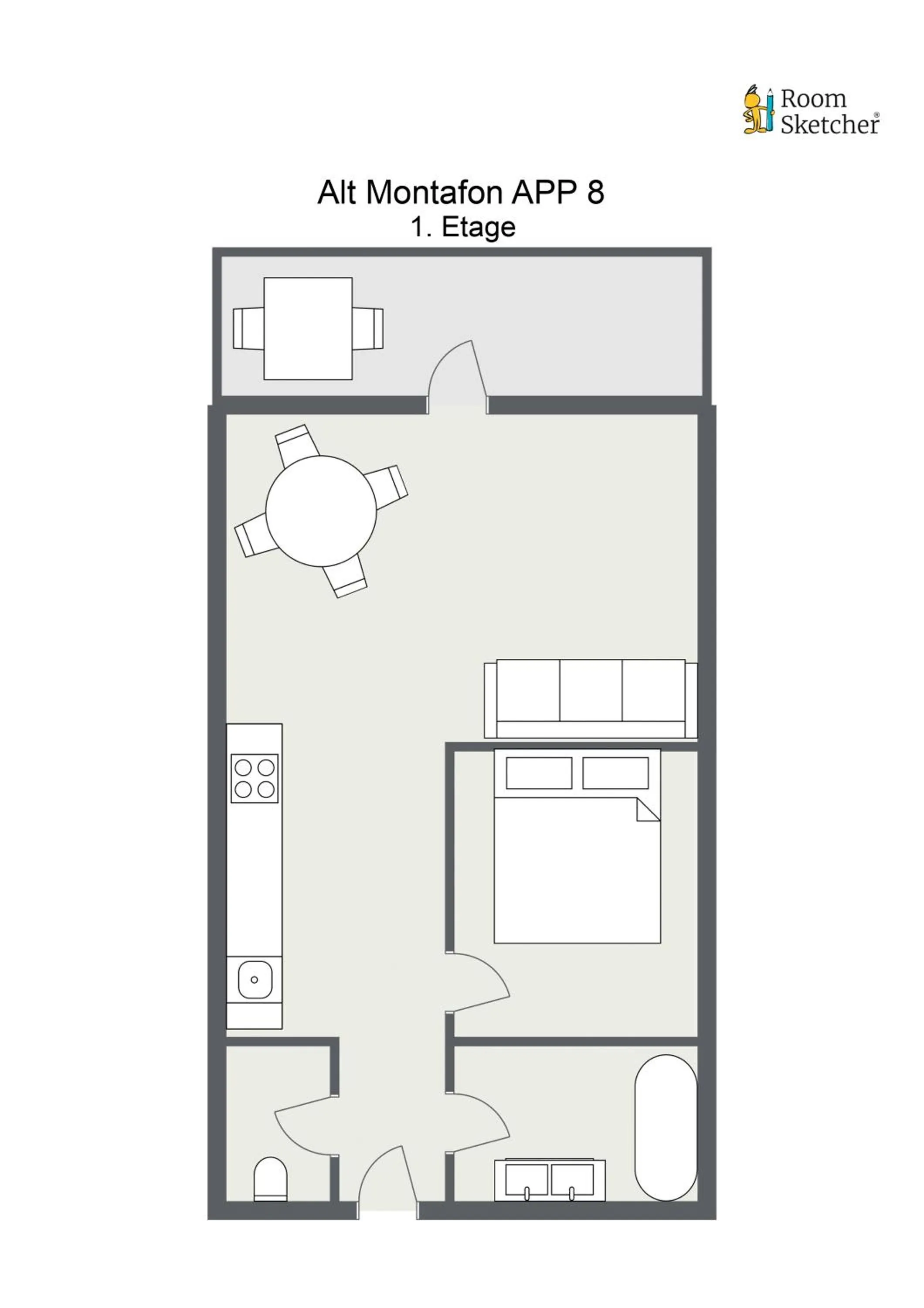 Floor plan in Alt Montafon Hotel Appartements by Pferd auf Wolke