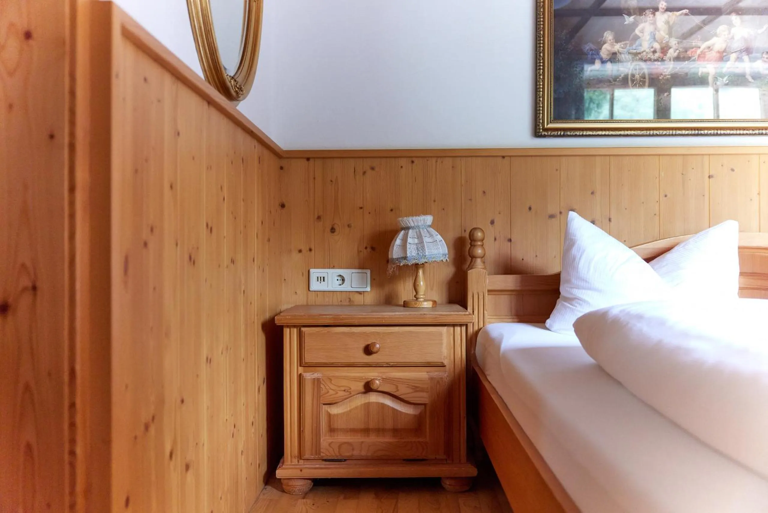 Bed in Alt Montafon Hotel Appartements by Pferd auf Wolke