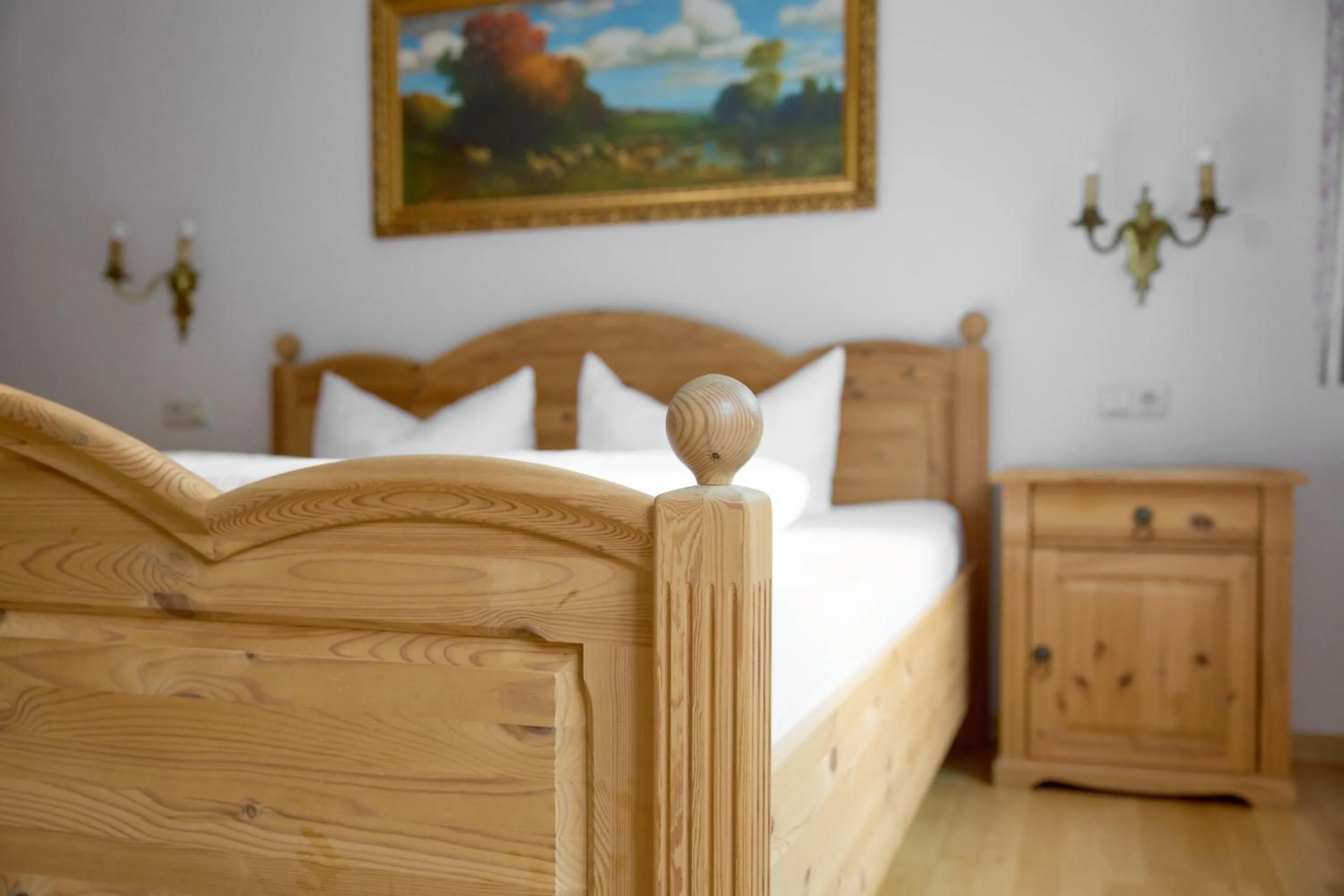 Bed in Alt Montafon Hotel Appartements by Pferd auf Wolke