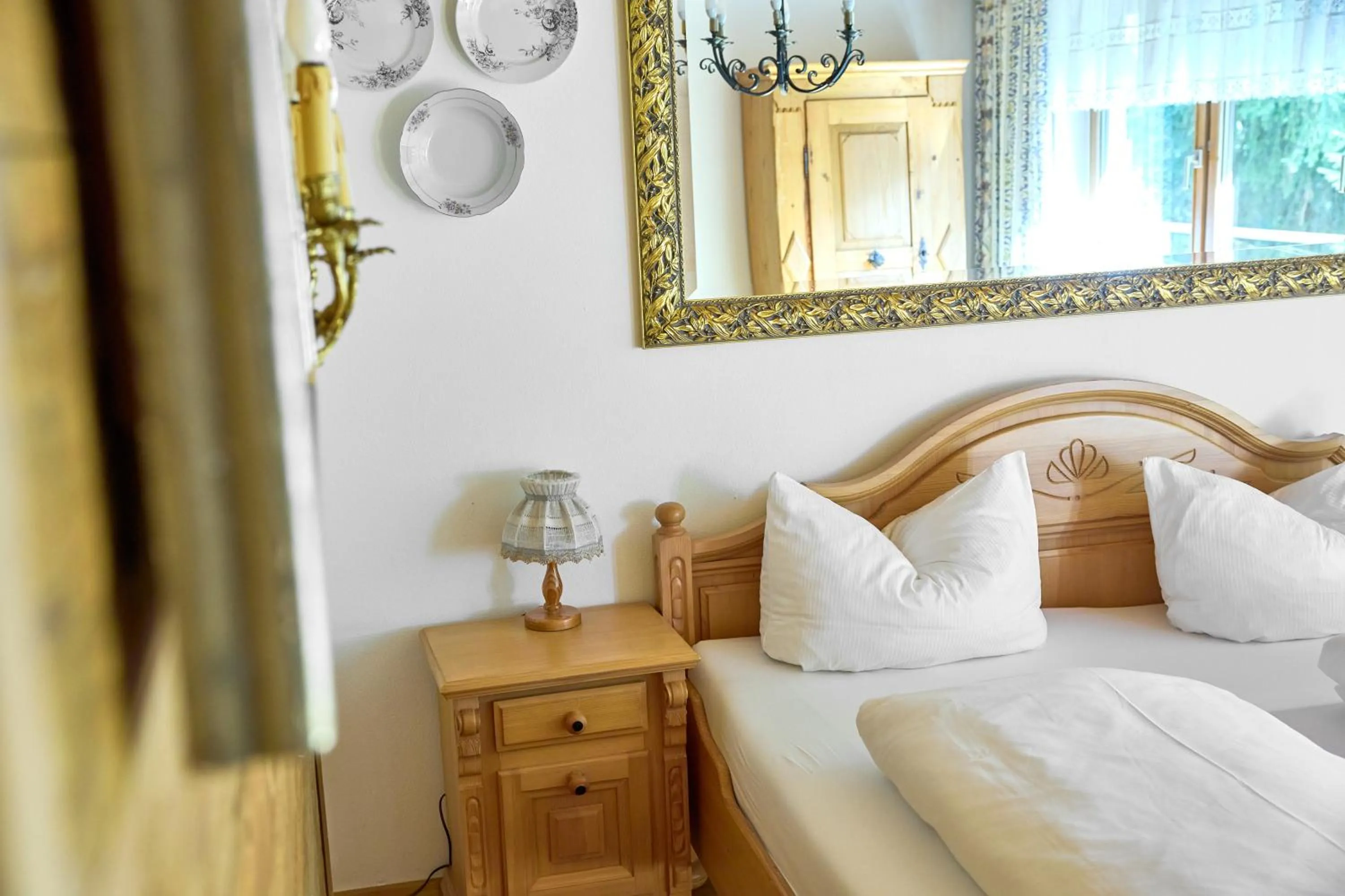 Bed in Alt Montafon Hotel Appartements by Pferd auf Wolke