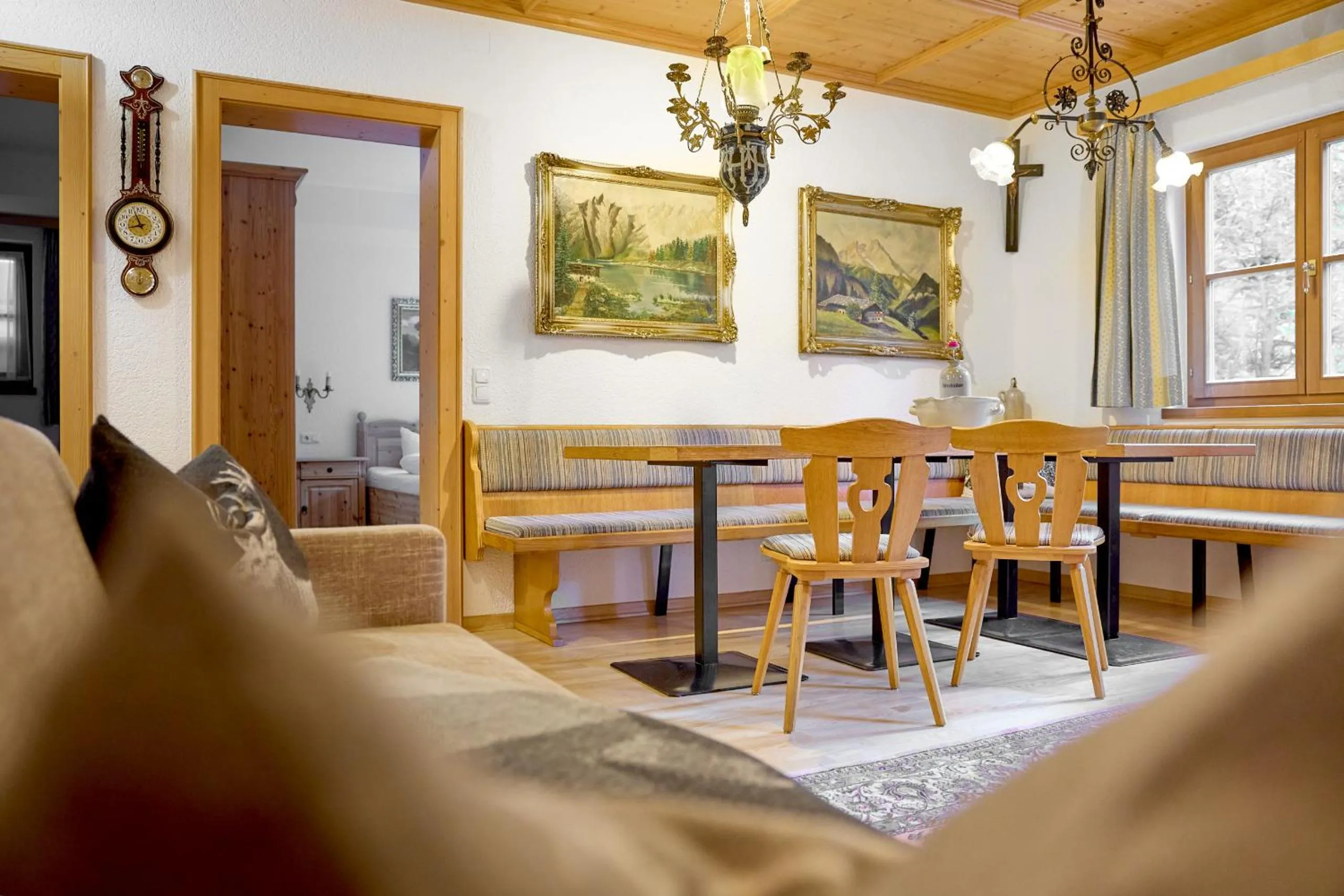 Communal lounge/ TV room in Alt Montafon Hotel Appartements by Pferd auf Wolke