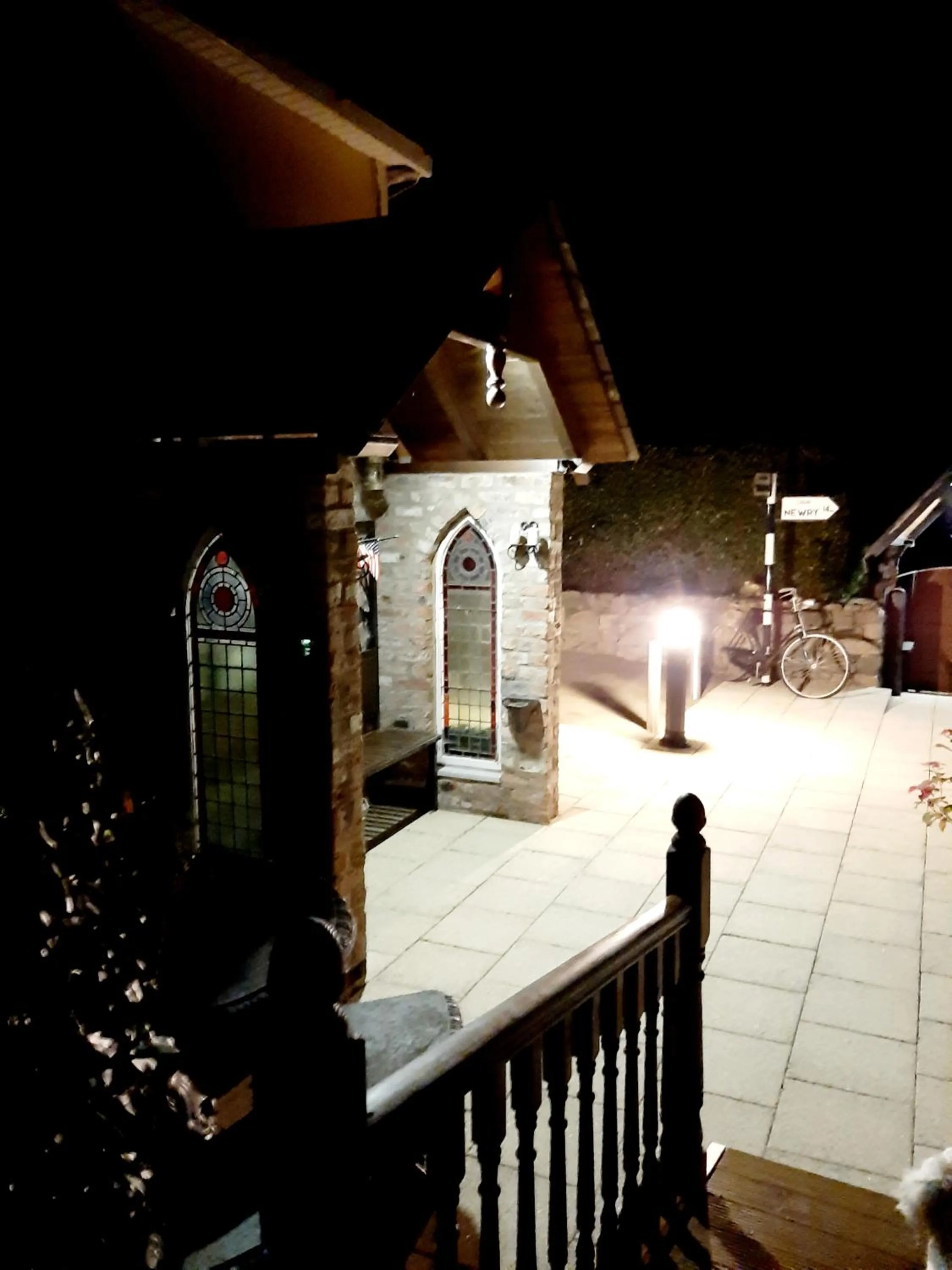 Patio in Riverside Lodge