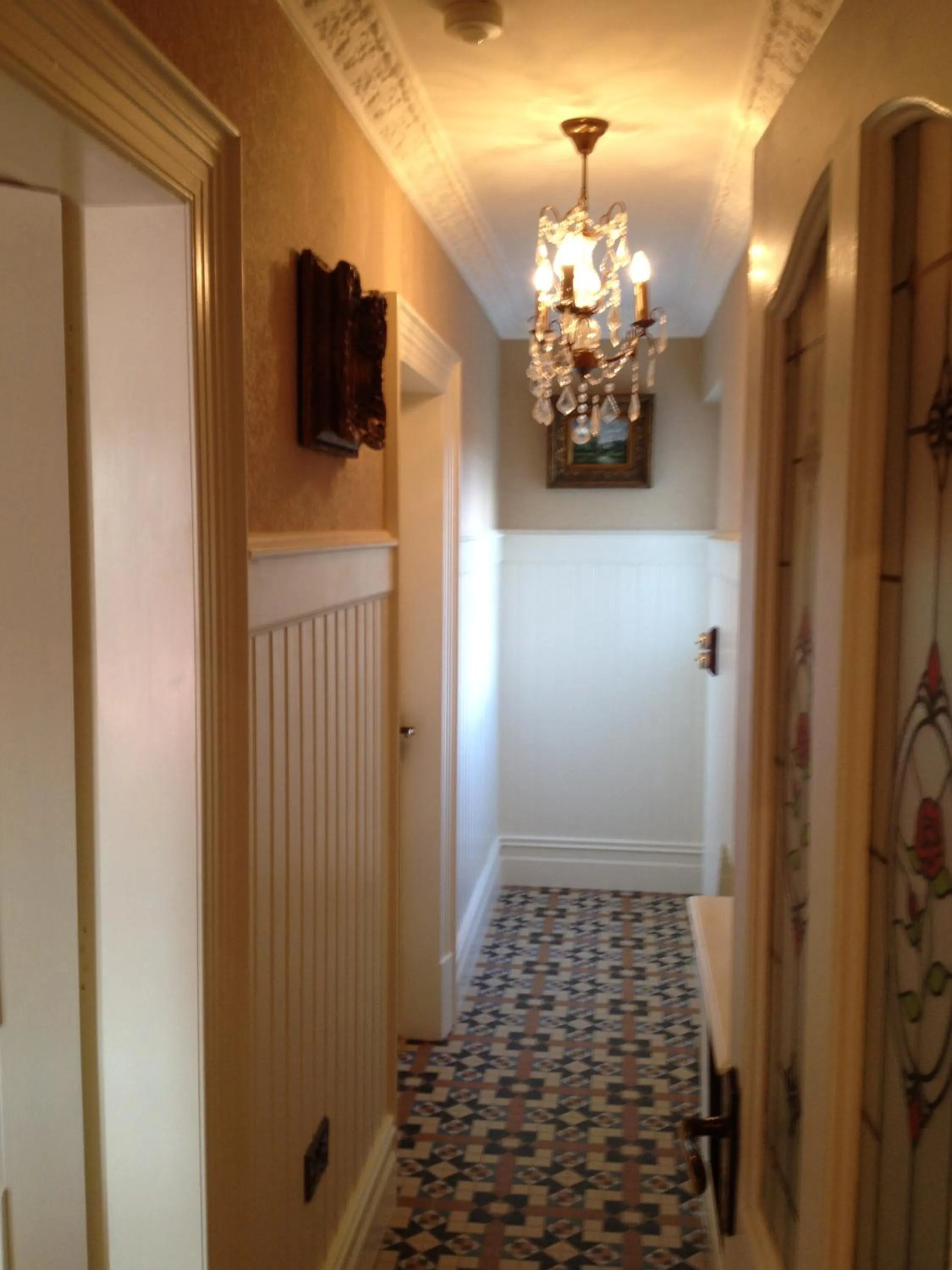 Decorative detail in Riverside Lodge