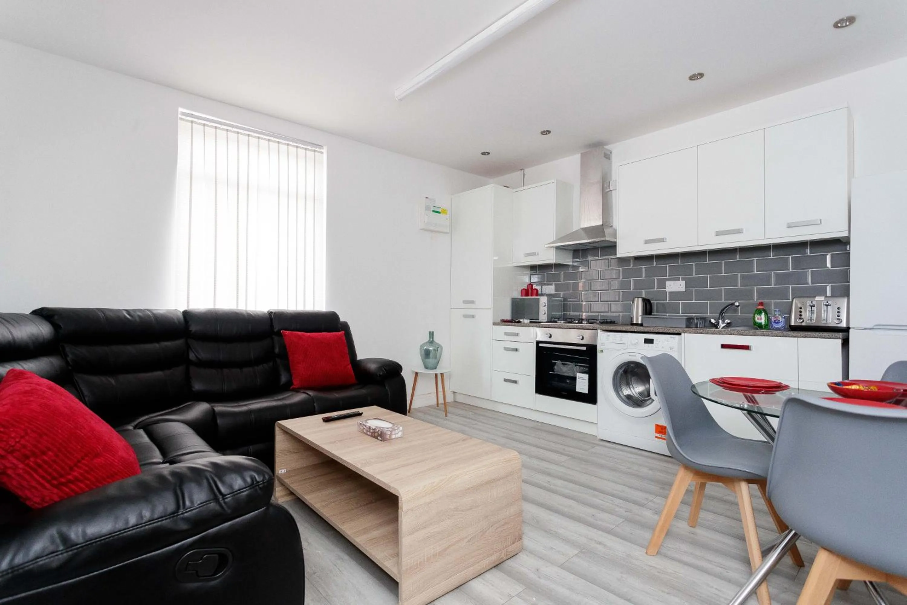 Living room in Calvin House Apartments