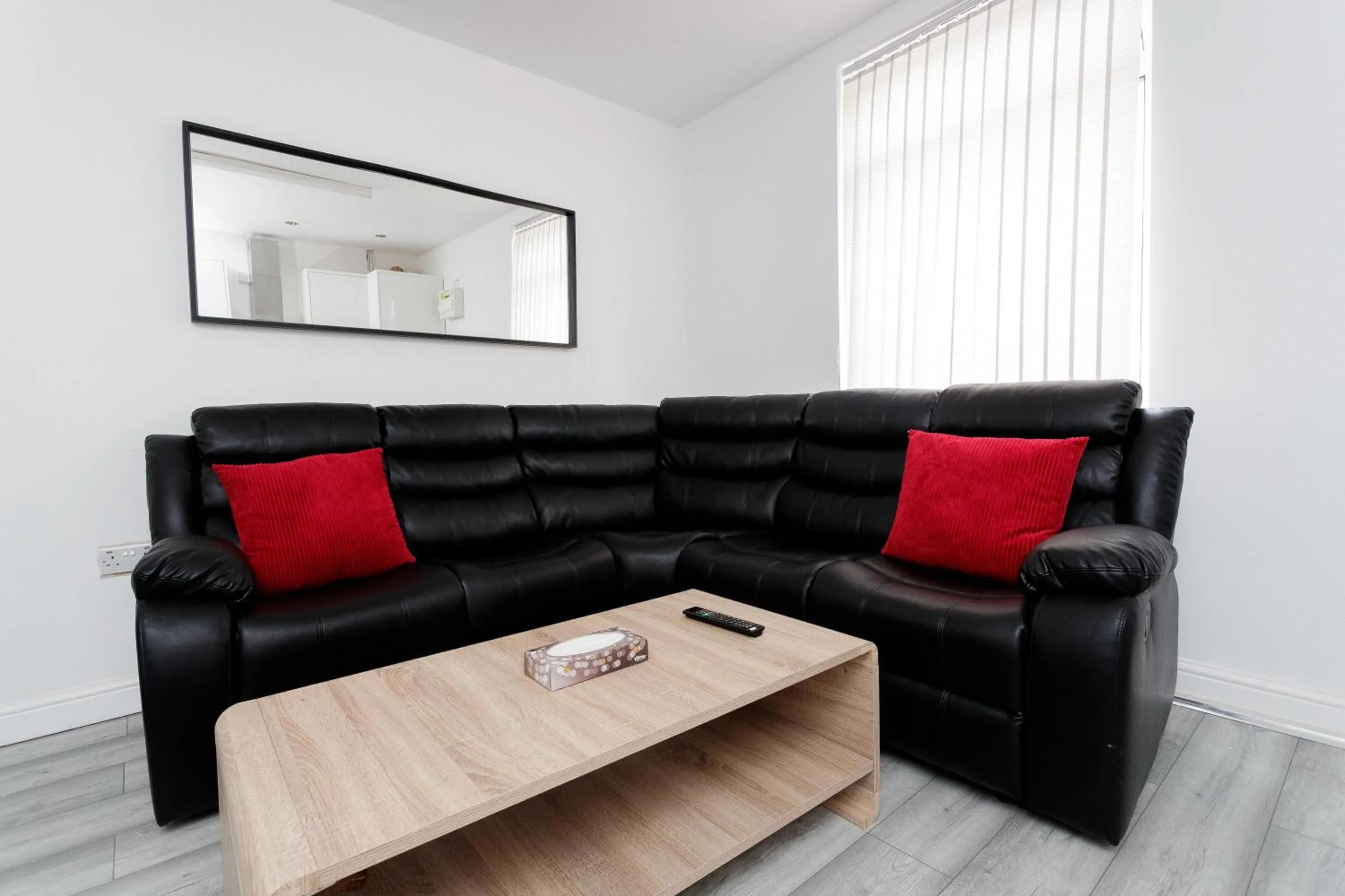 Living room in Calvin House Apartments