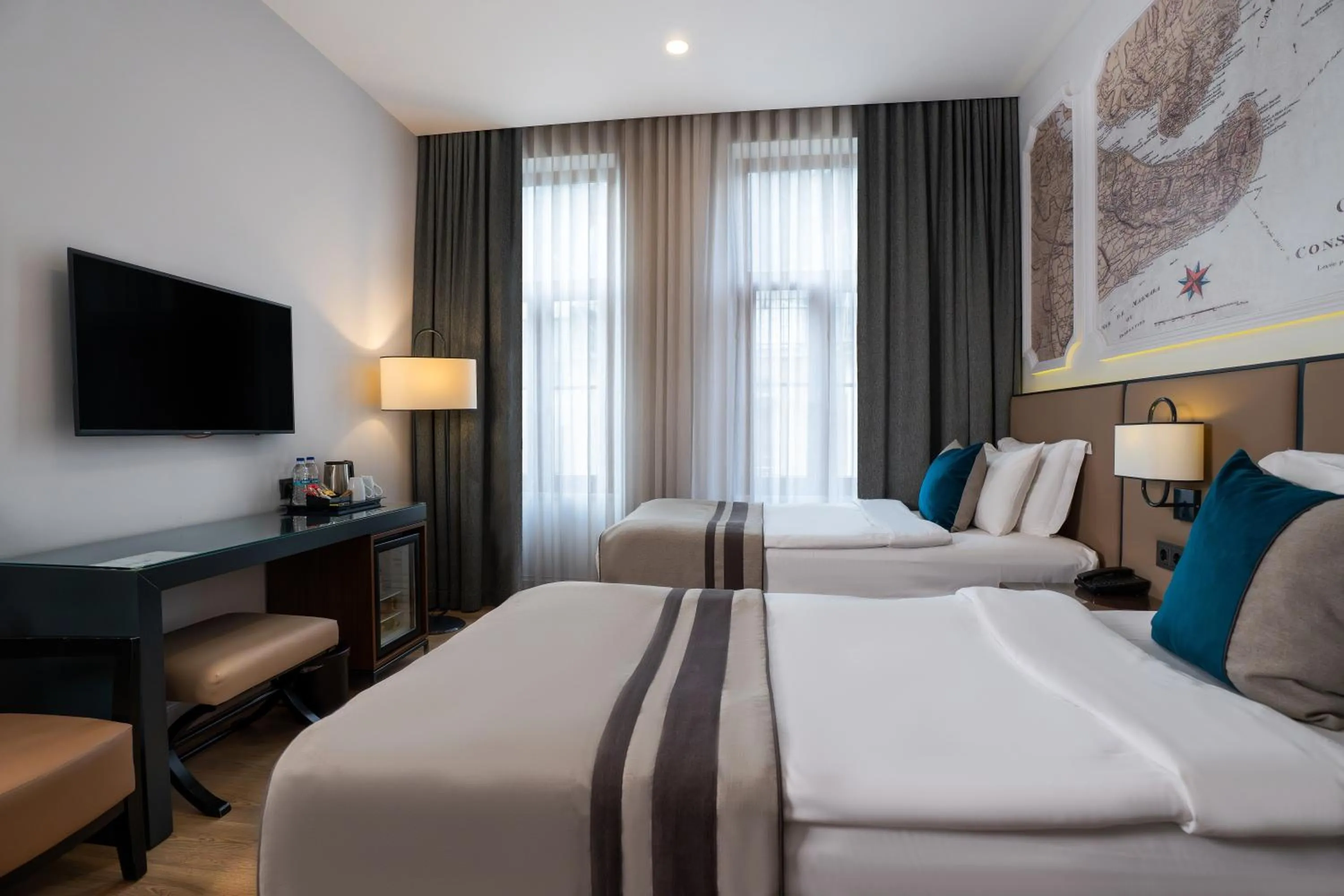 Bed in Akka Suites Taksim-Special Class