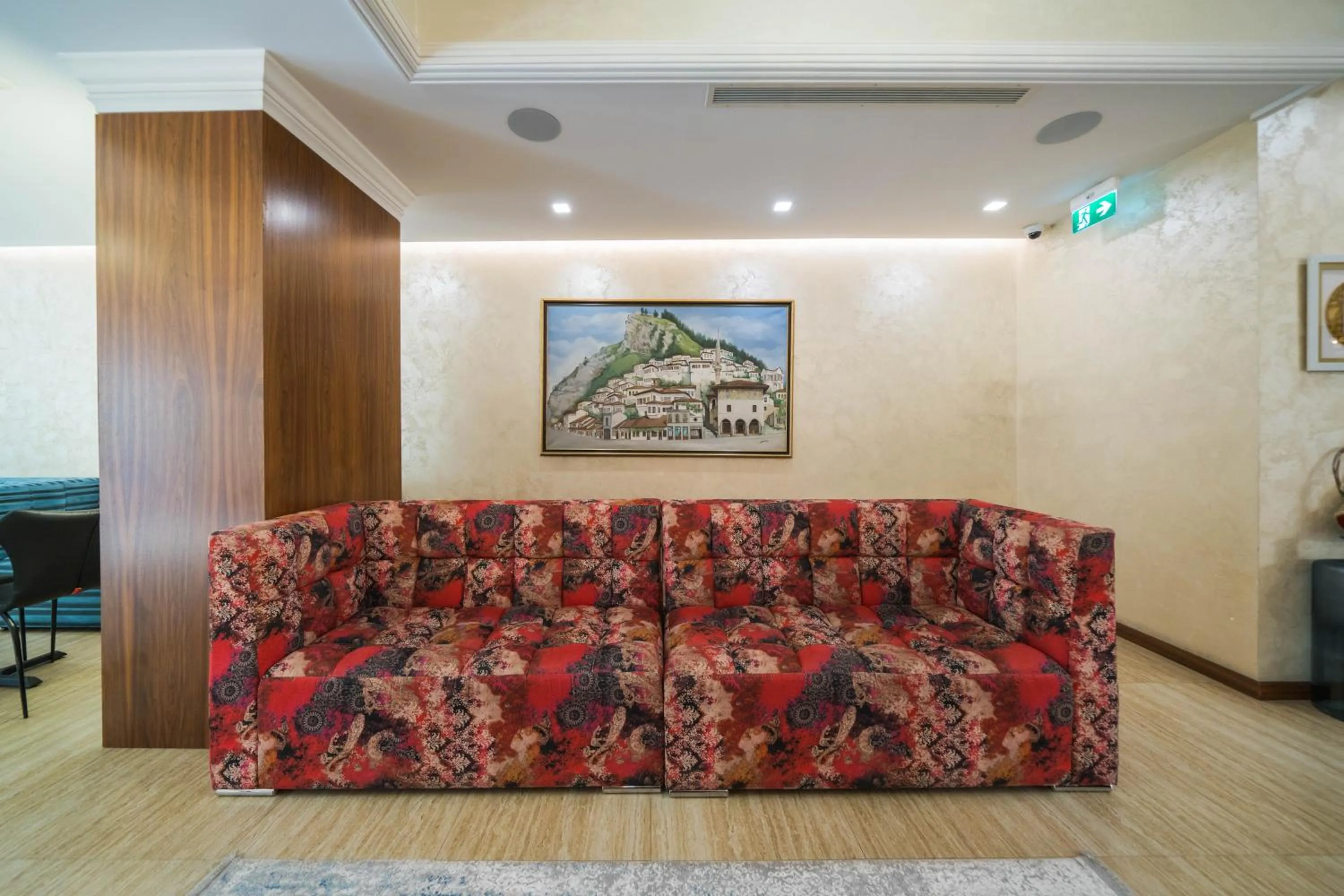 Seating area in MERKO HOTEL