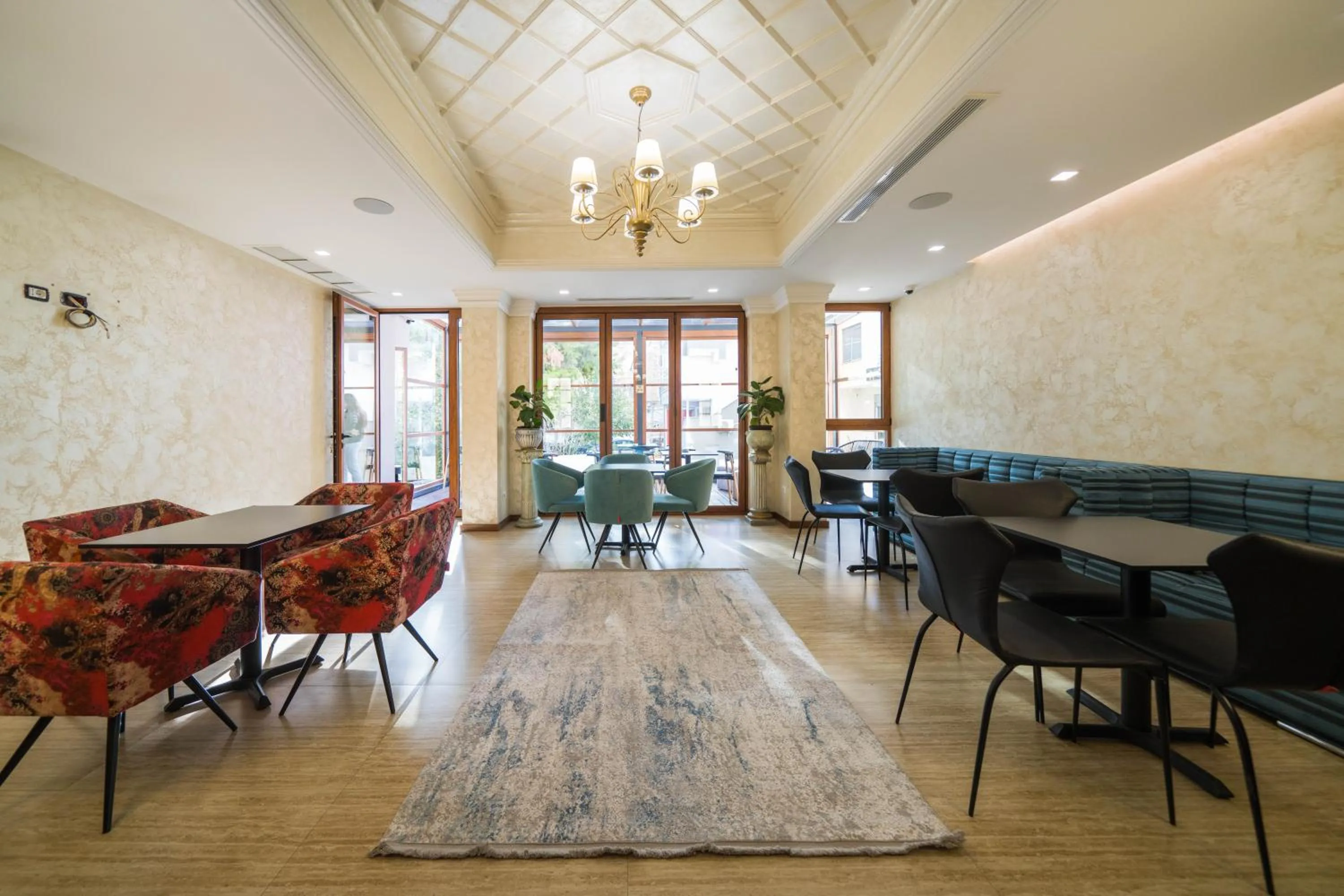 Seating area in MERKO HOTEL