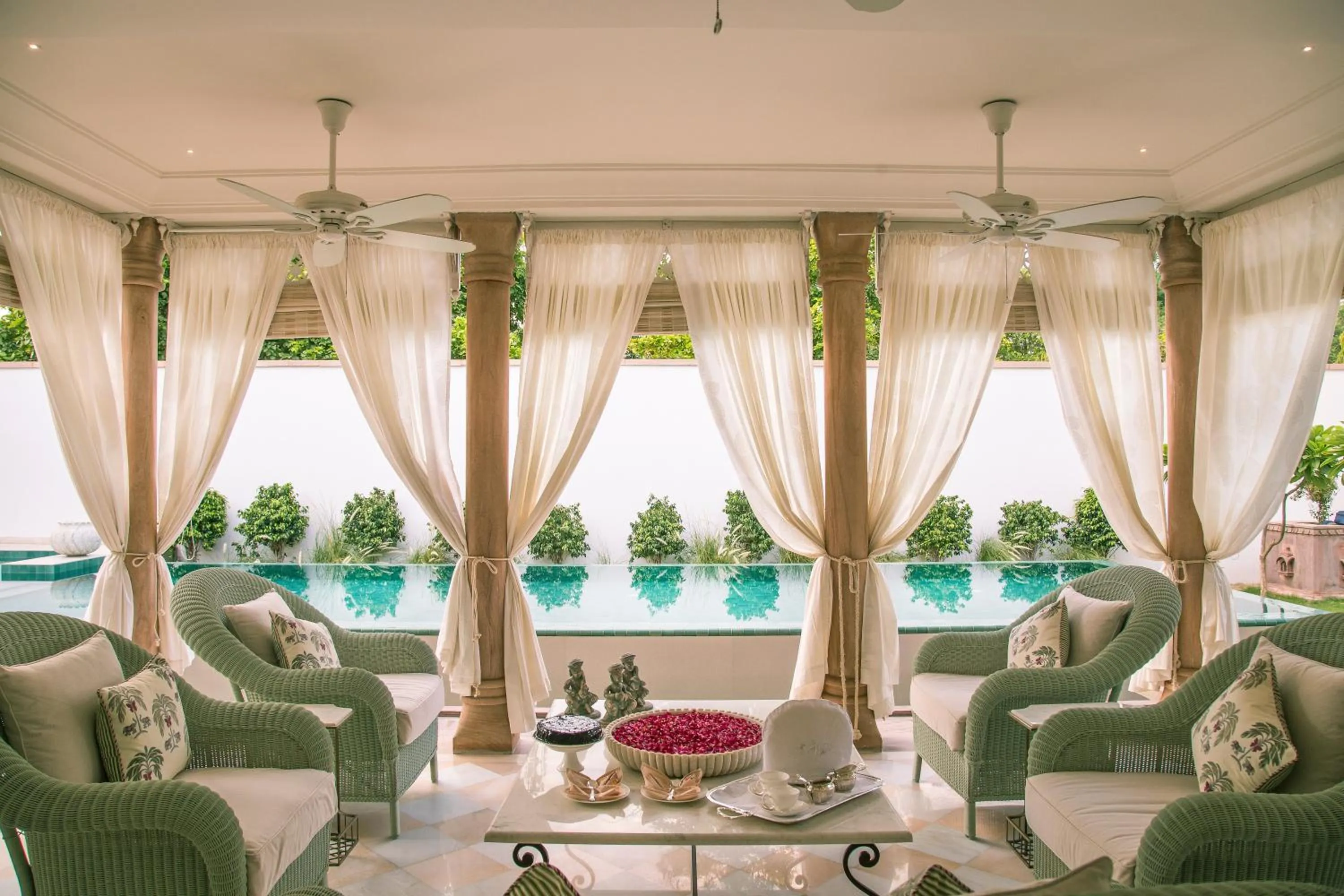 Seating area in The Rohet House
