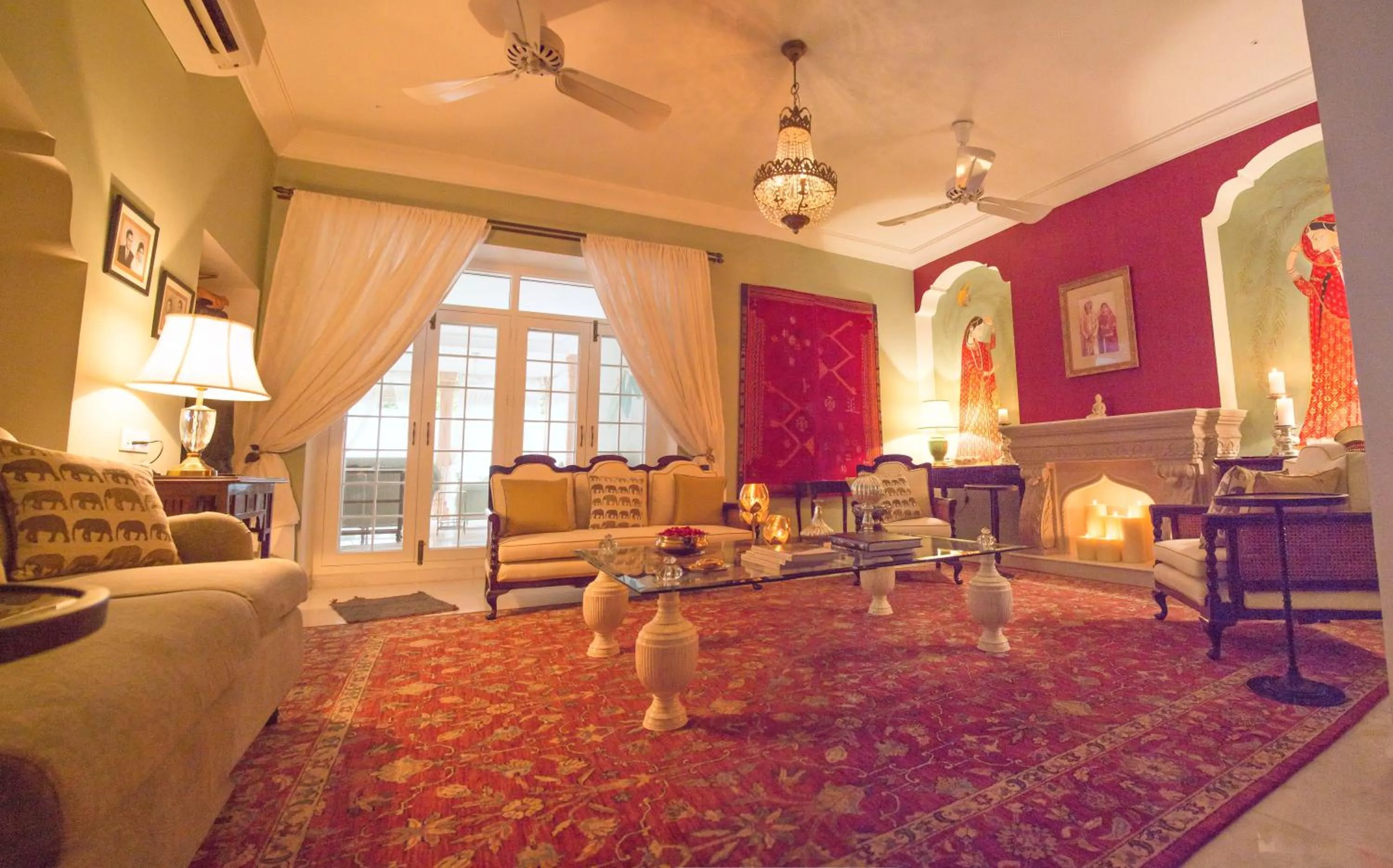 Living room in The Rohet House