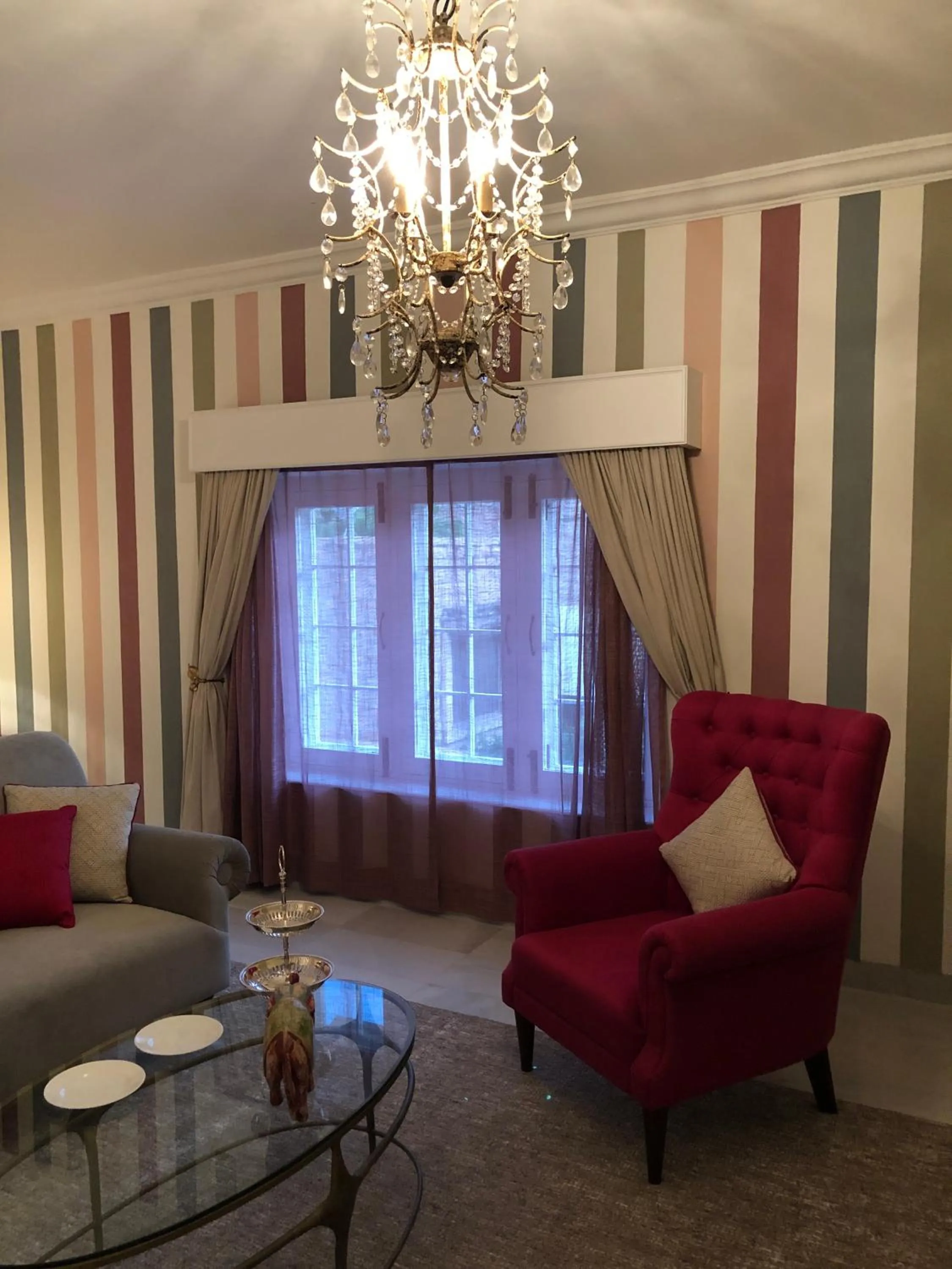 Seating area in The Rohet House
