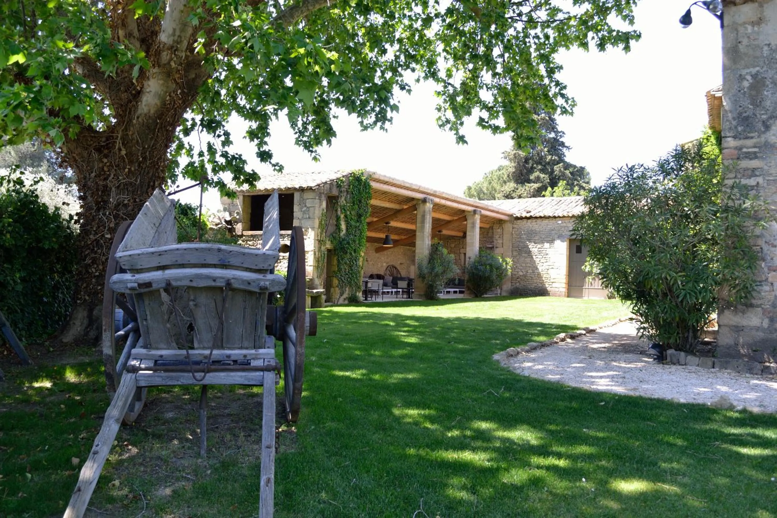 Garden in Hôtel & Restaurant de charme - La Bégude Saint-Pierre