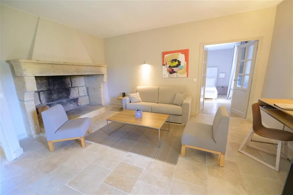Living room in Hôtel & Restaurant de charme - La Bégude Saint-Pierre